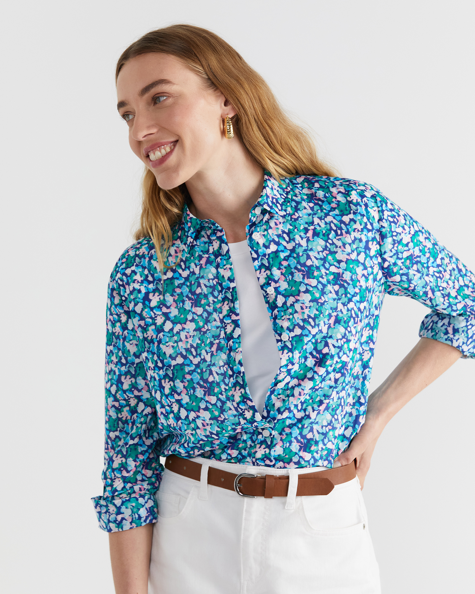 Carolina Cotton Silk Shirt