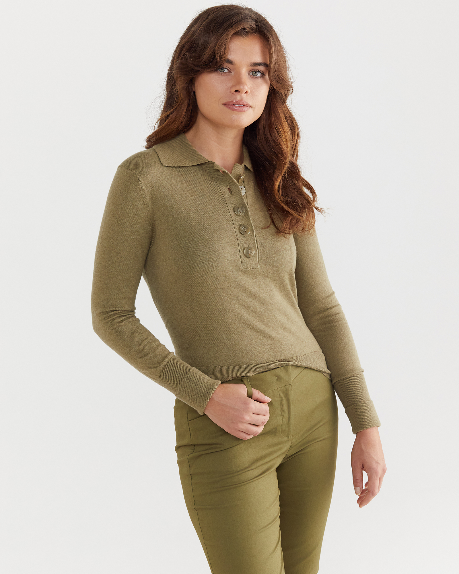 Alphine Silk Blend Polo