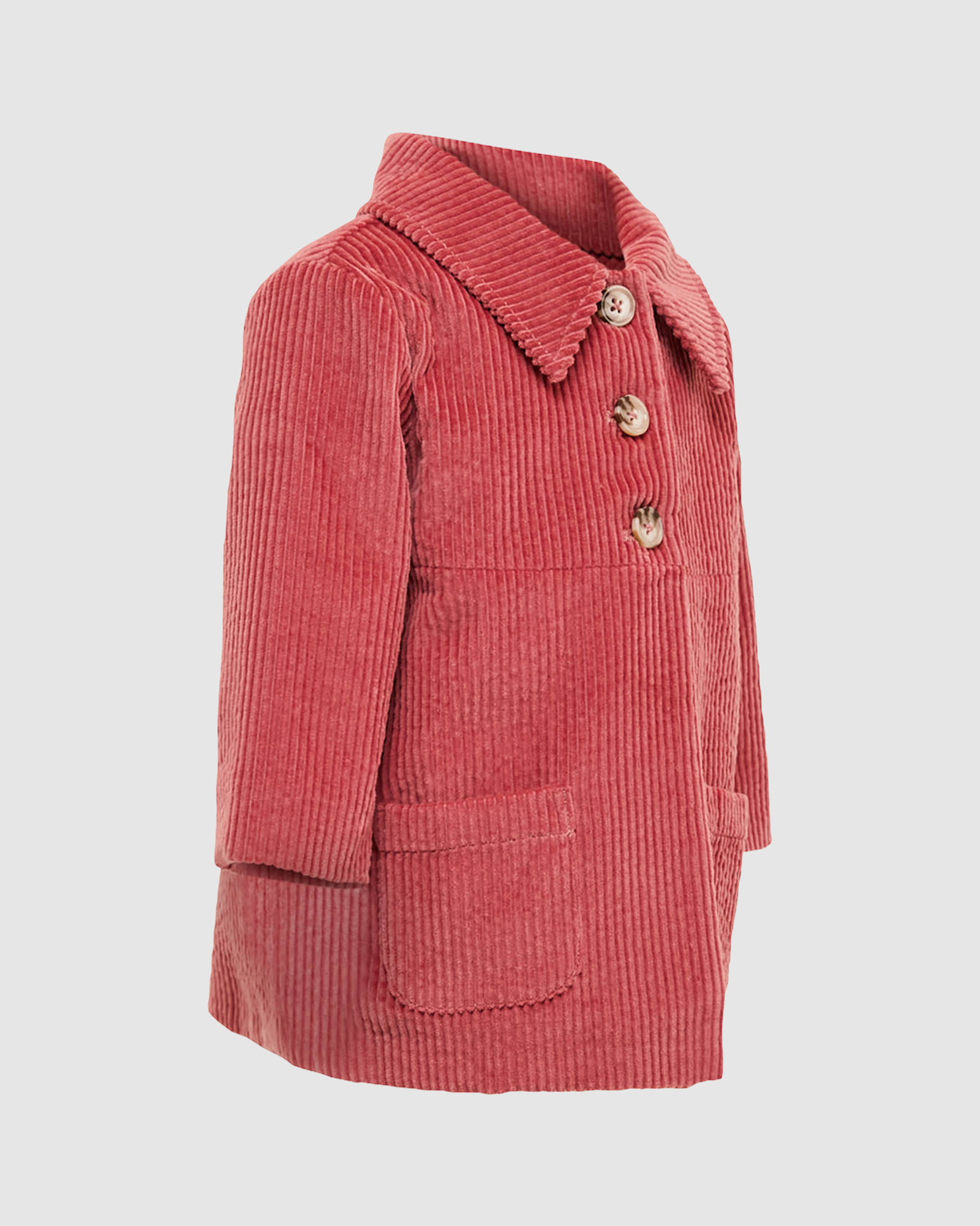 Billie Cotton Cord Baby Coat
