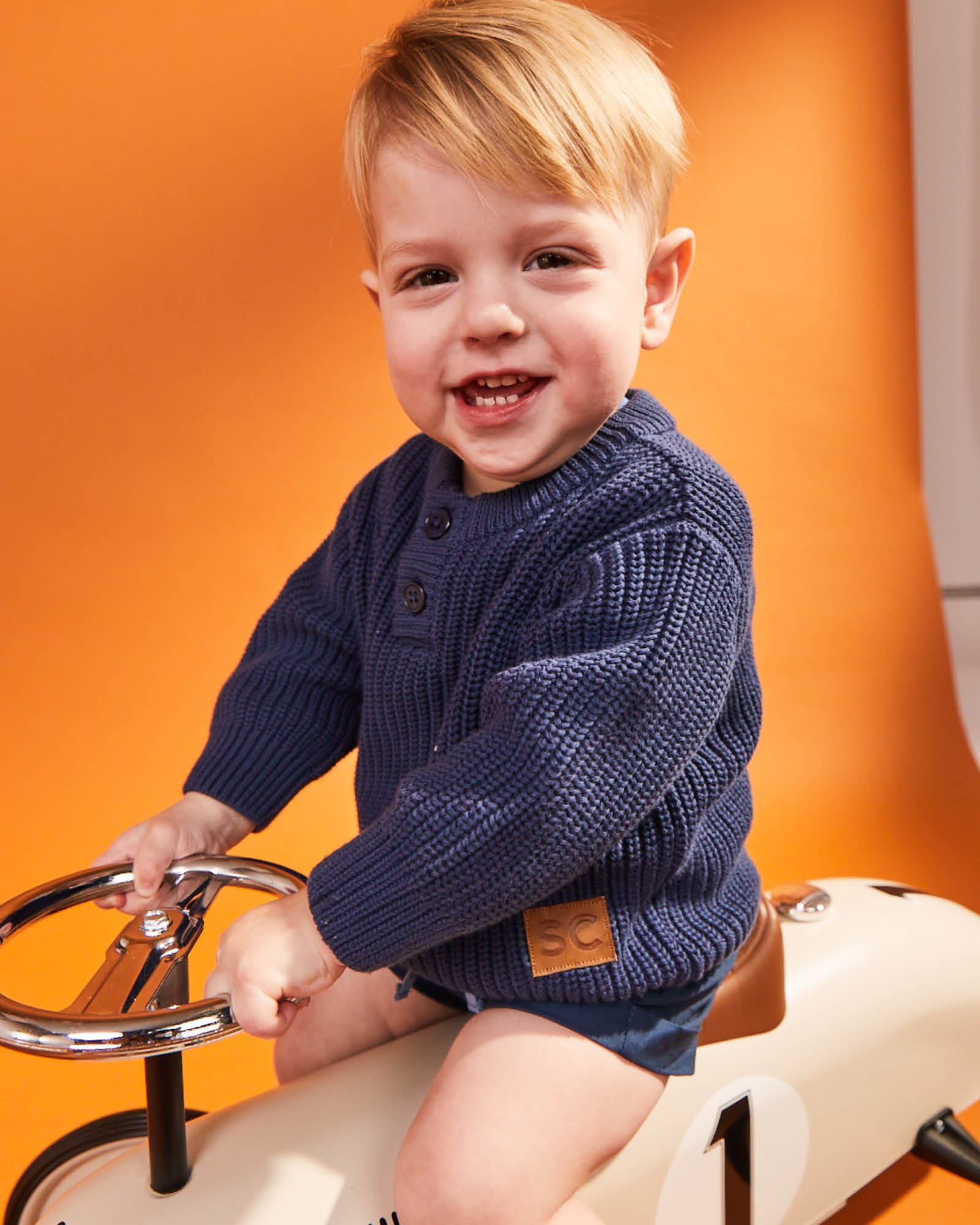 Charlie Cotton Popover Babies Knit