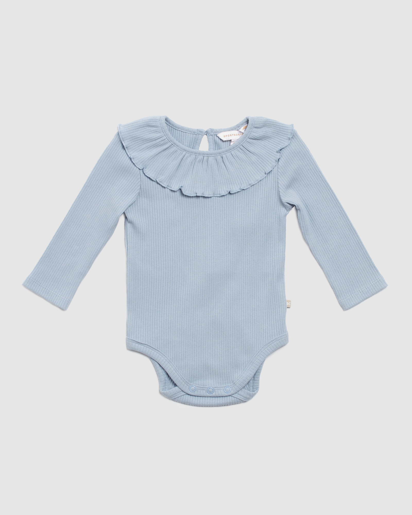 Ruby Rib Frill Baby Bodysuit