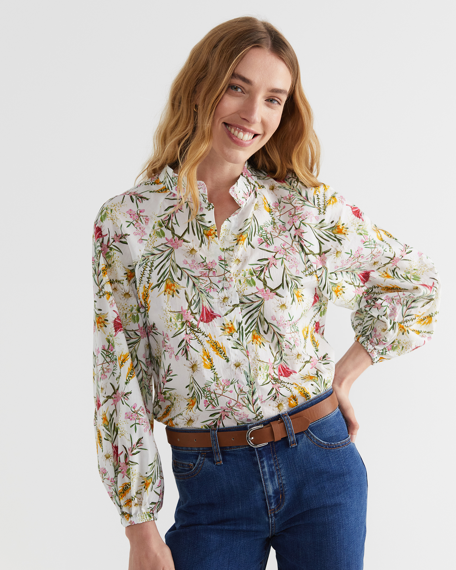 Wildflower Cotton Blouse