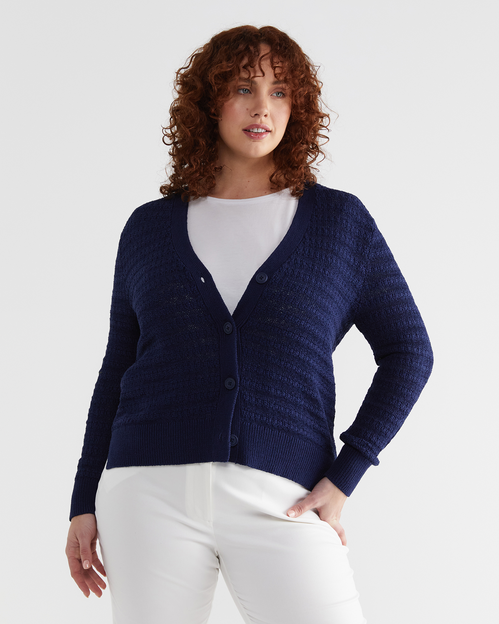 Josie Tape Yarn Cardigan