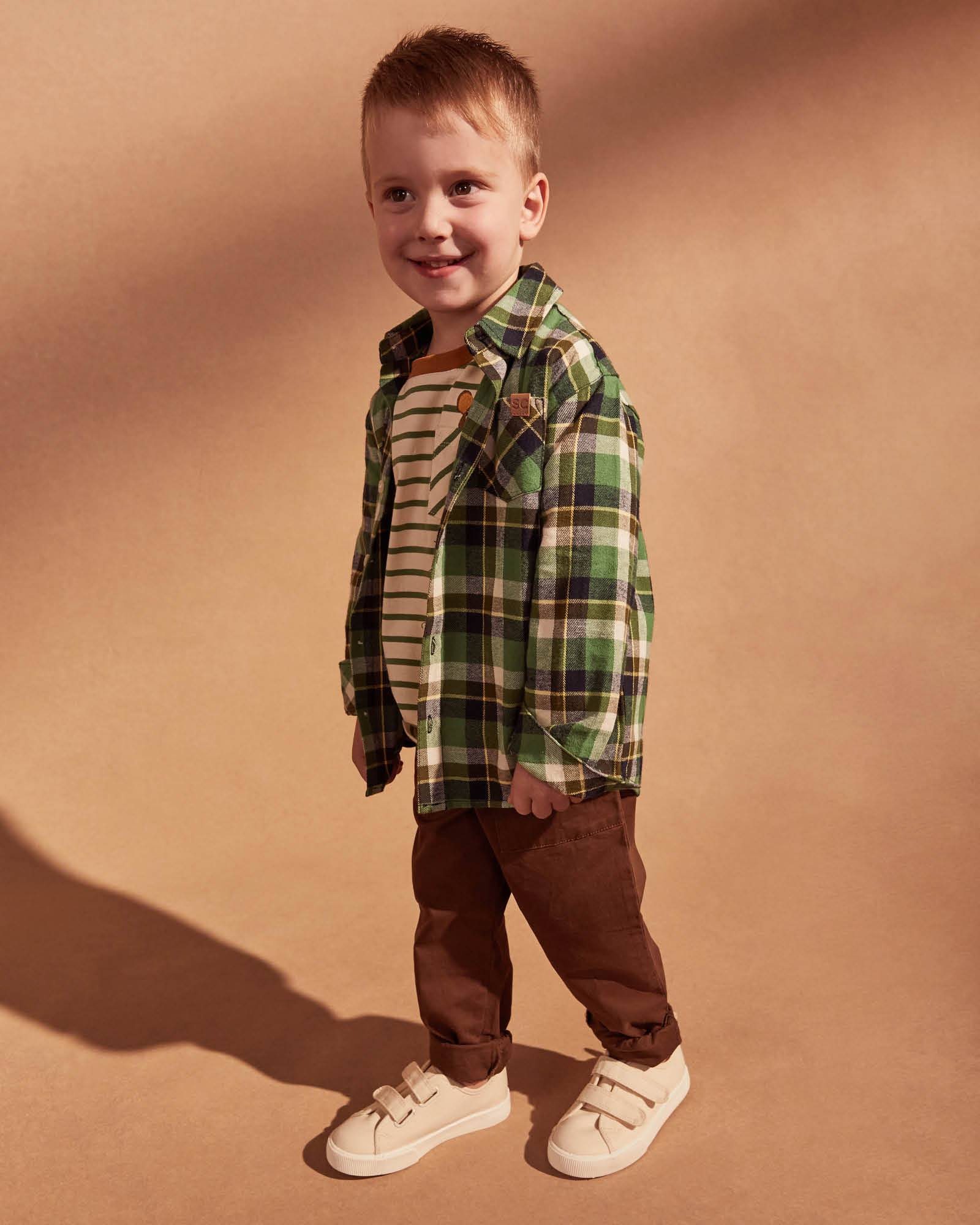 Tommy Stripe Cotton Long Sleeve Tee