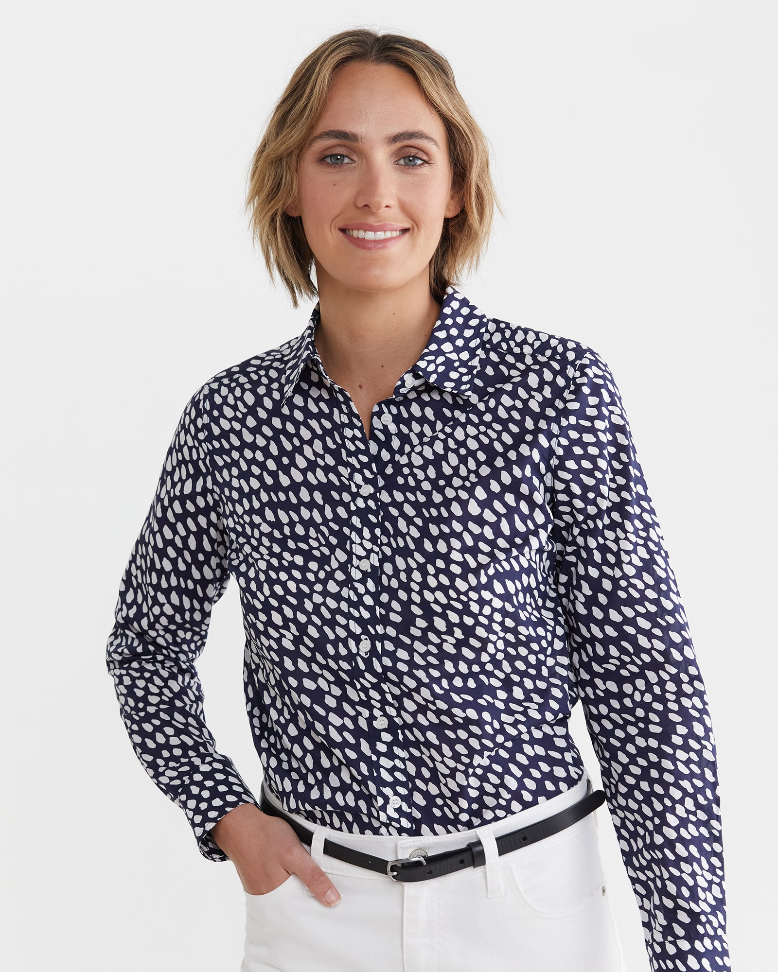 Dashed Lily Voile Shirt