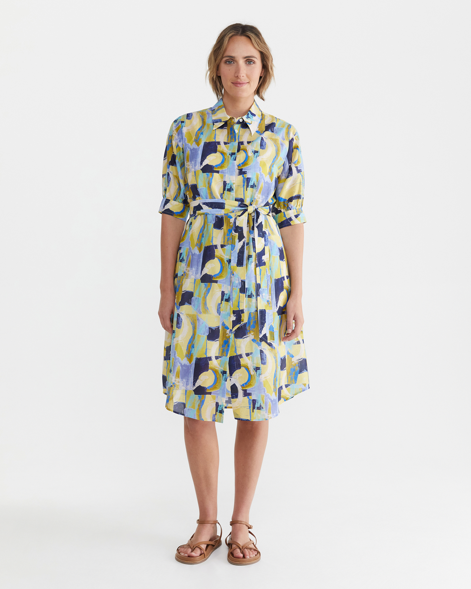 Matera Cotton Silk Dress