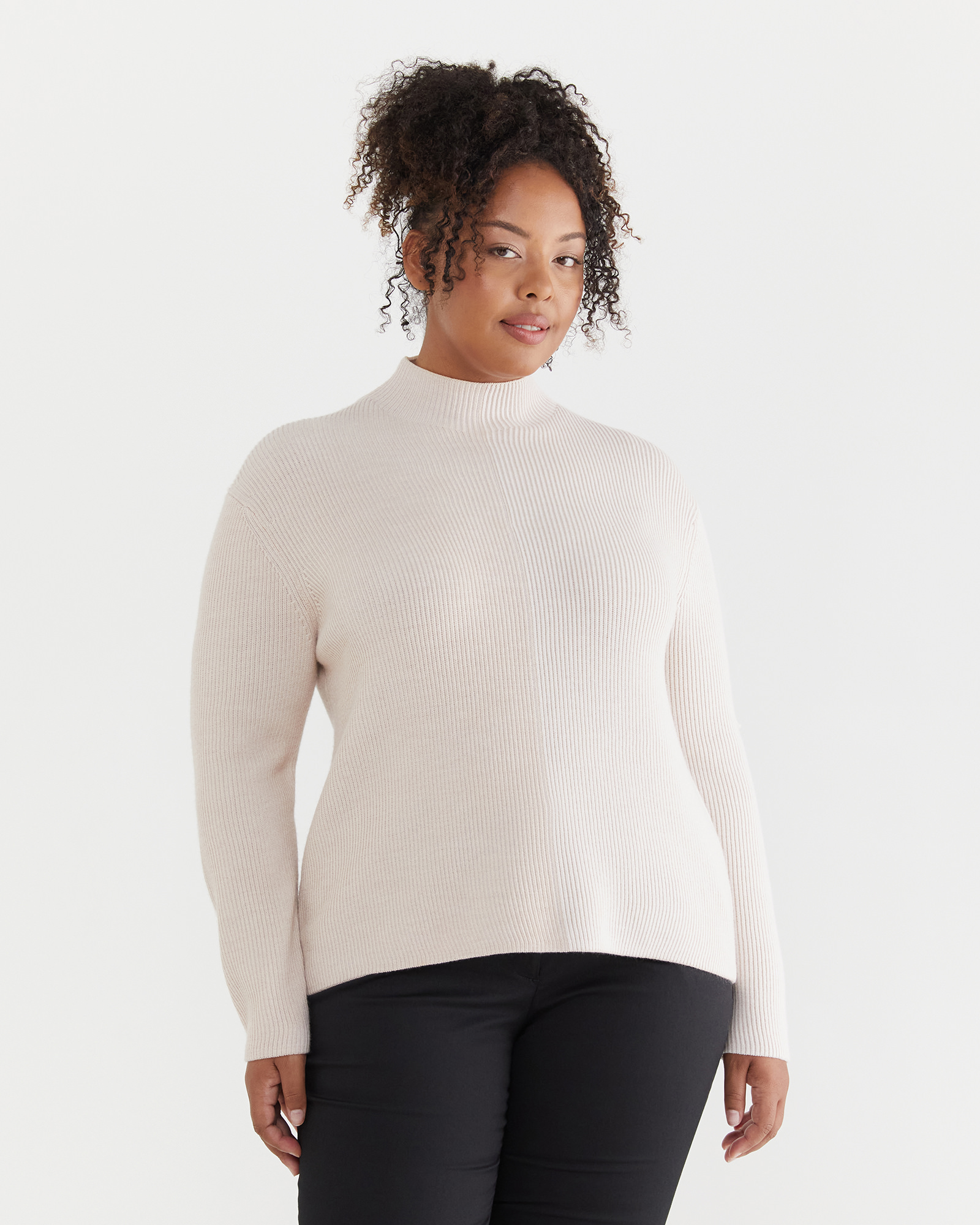 Two Tone Merino Knit