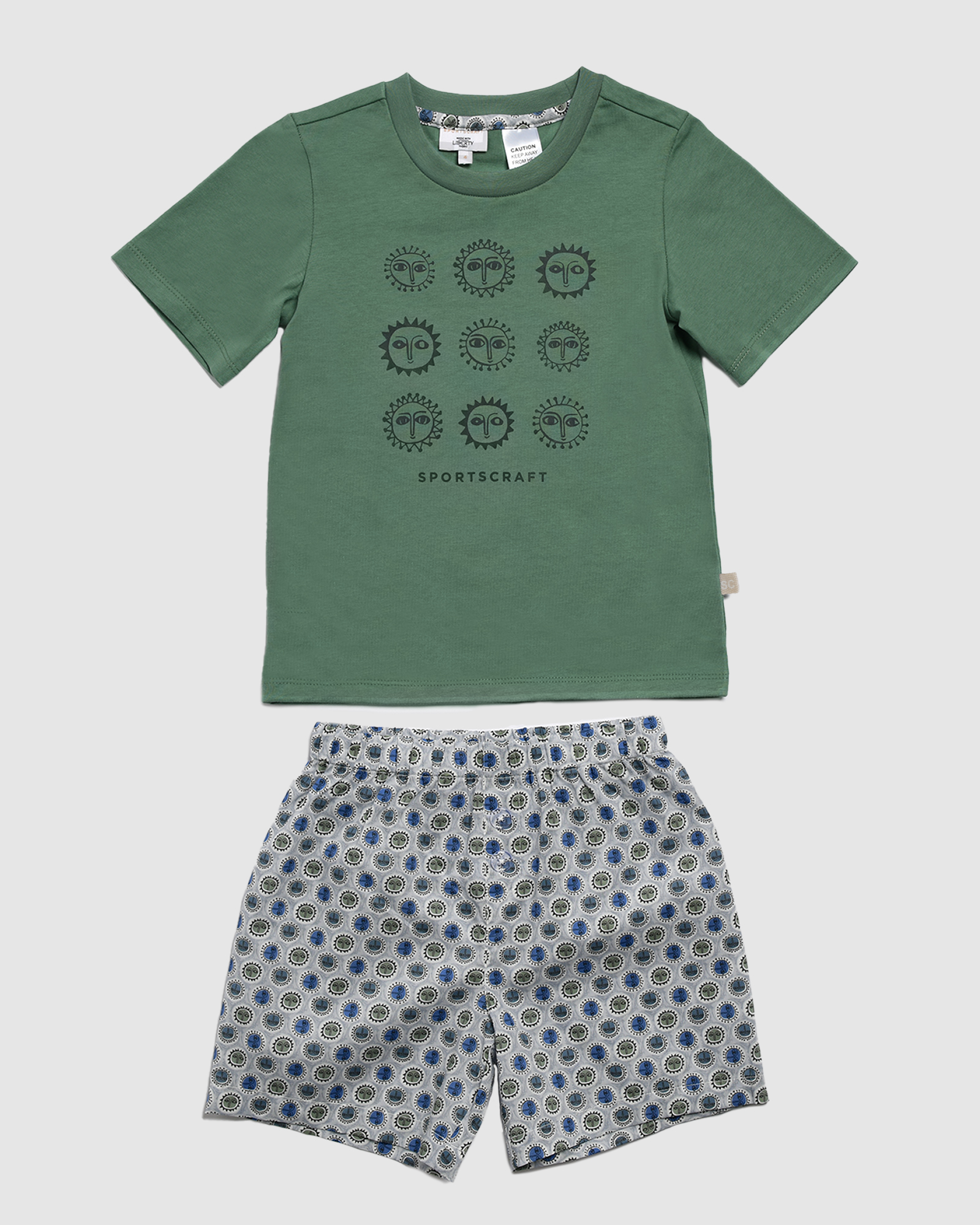 Row Liberty Print PJ Set