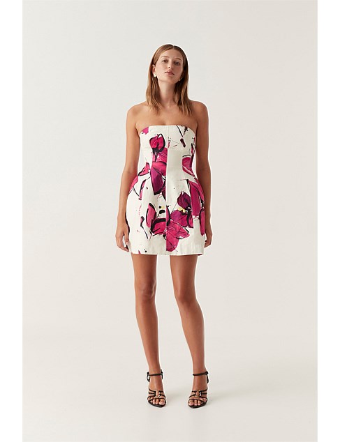 BARET STRAPLESS MINI DRESS