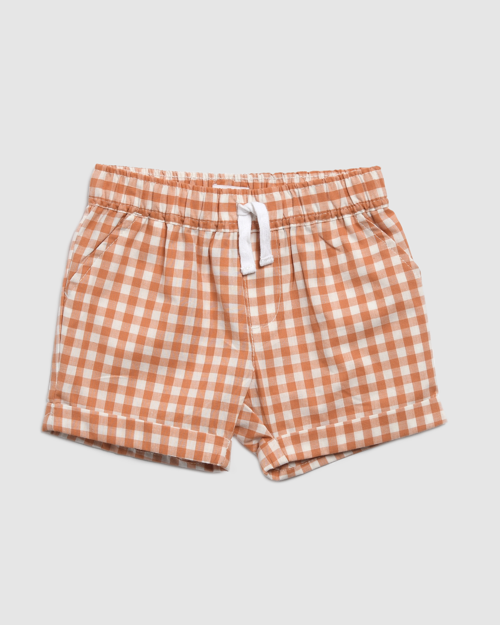 Garry Gingham Cotton Short