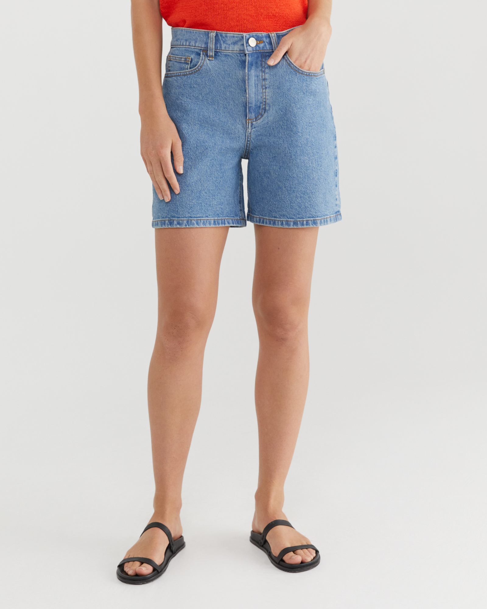 Lari Denim Shorts