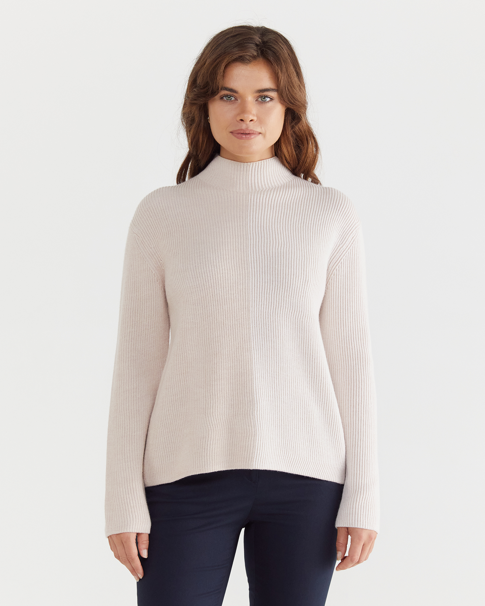 Two Tone Merino Knit