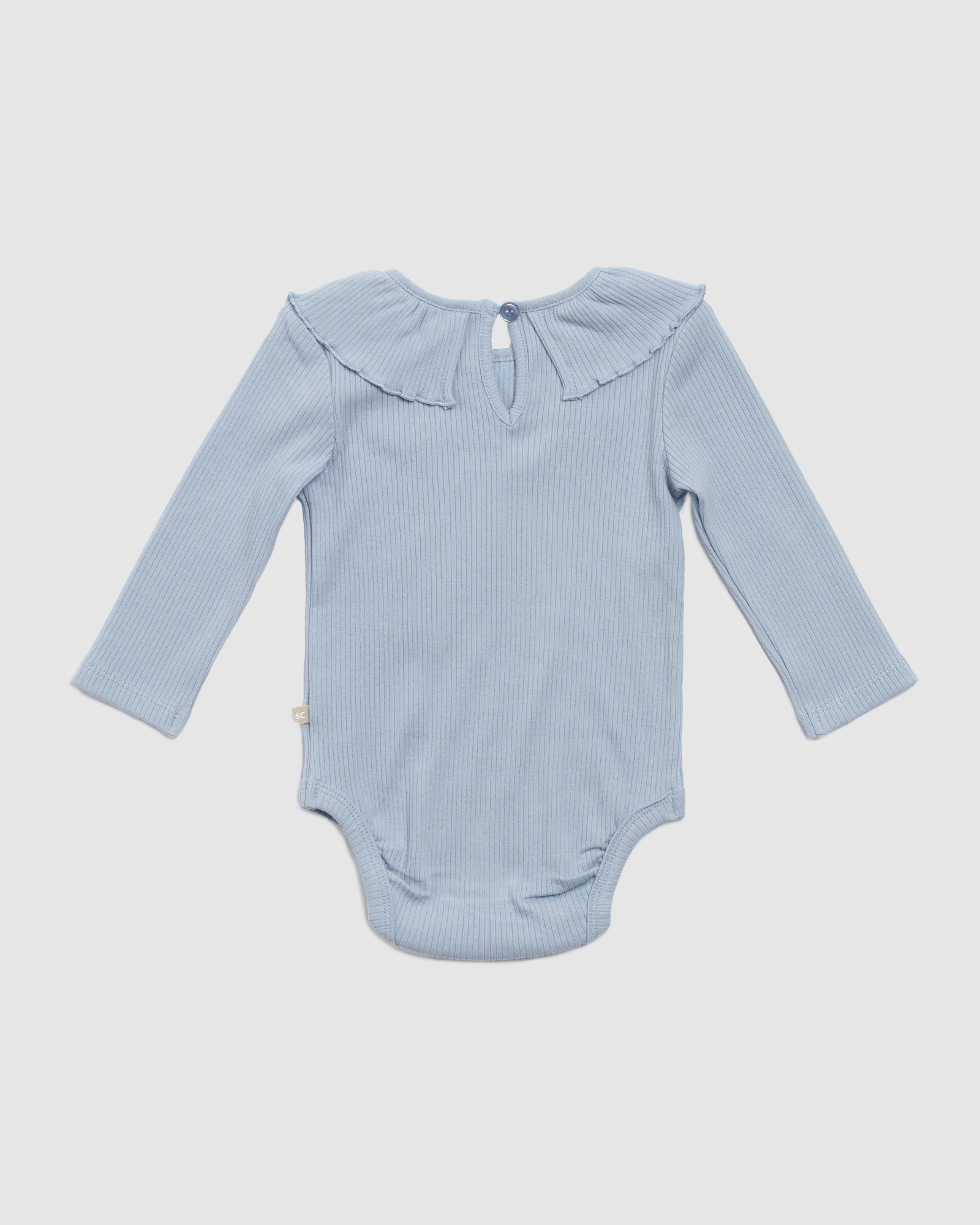 Ruby Rib Frill Baby Bodysuit