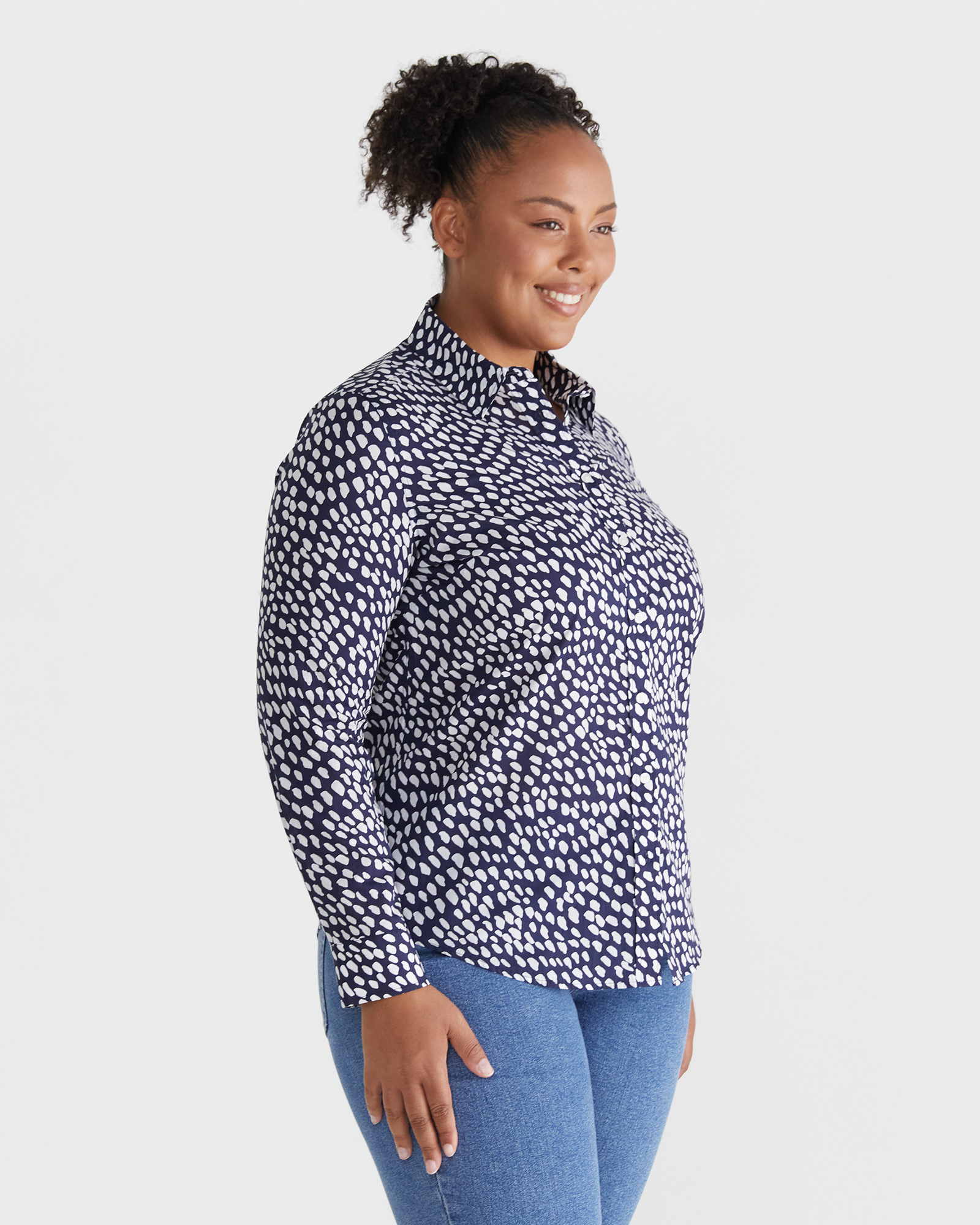 Dashed Lily Voile Shirt