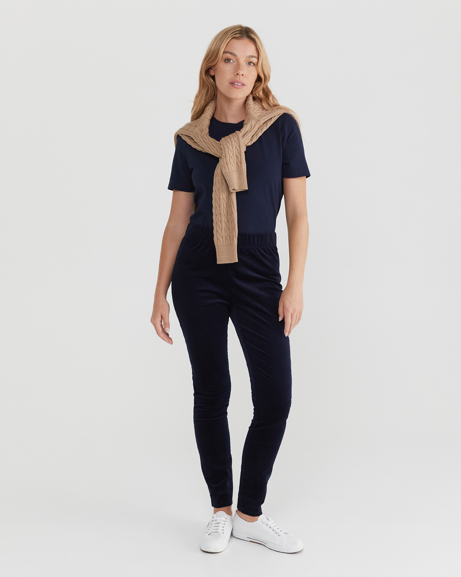 Felicity Velvet Pull On Pant