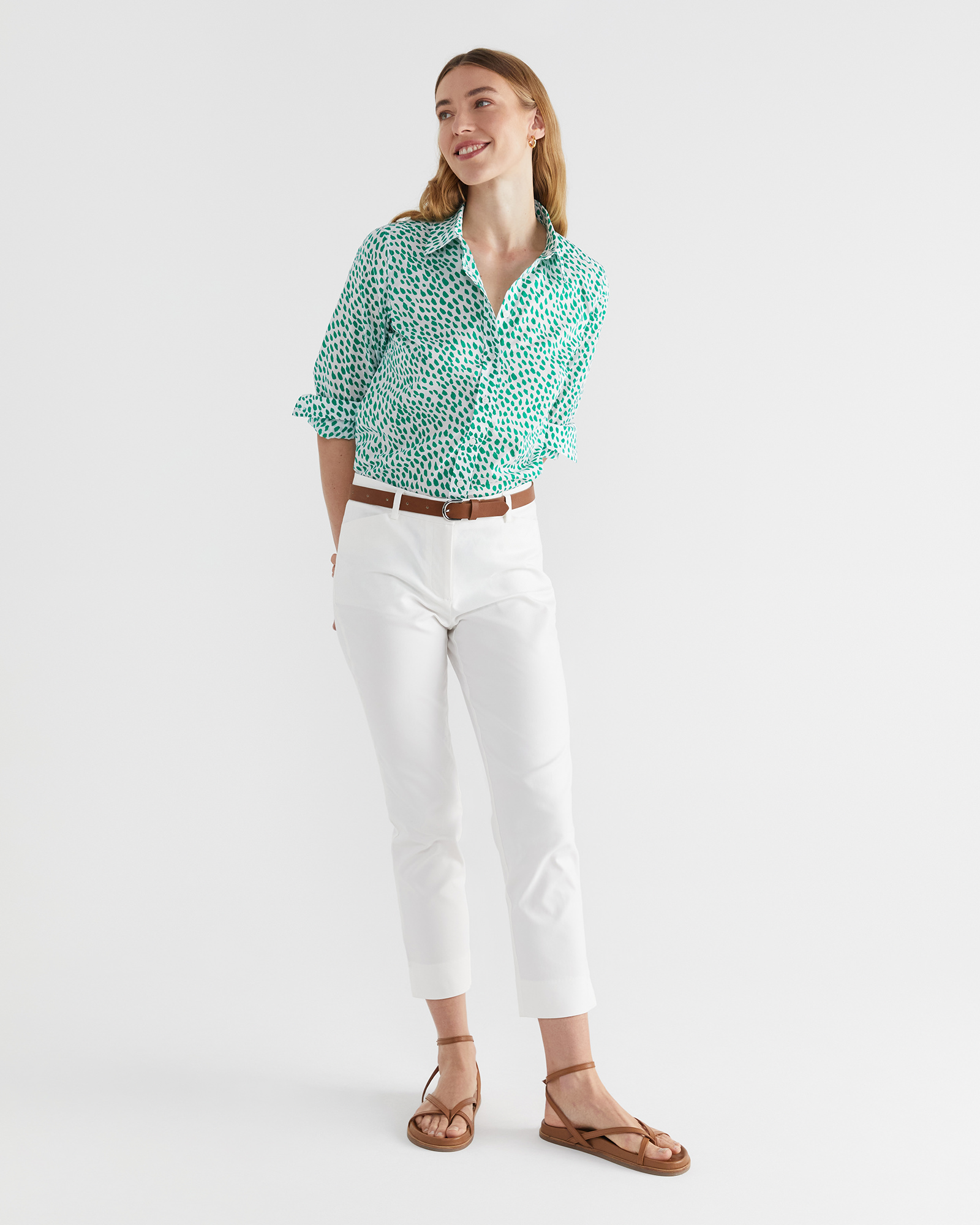 Dashed Lily Voile Shirt
