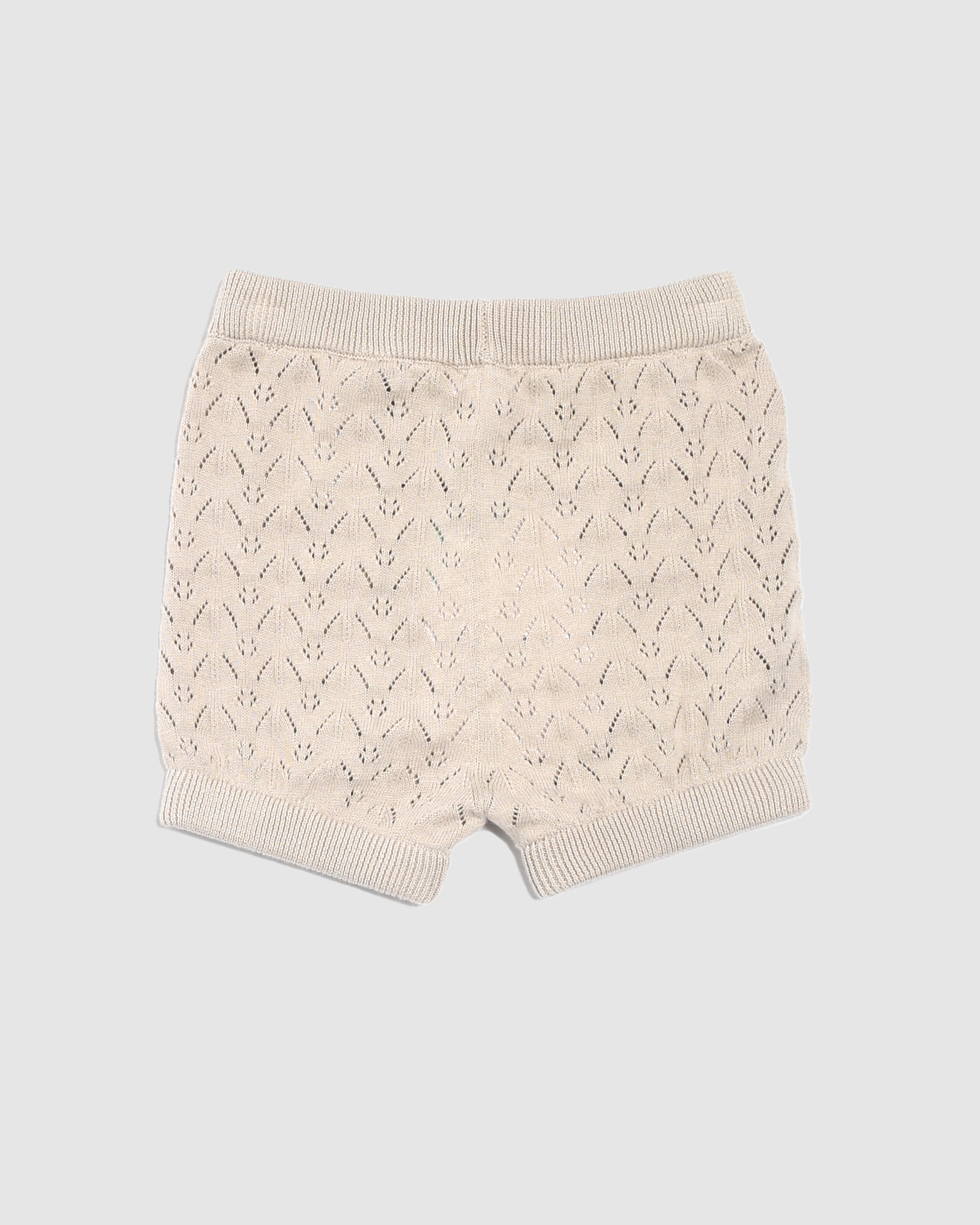 Prue Pointelle Knit Baby Short