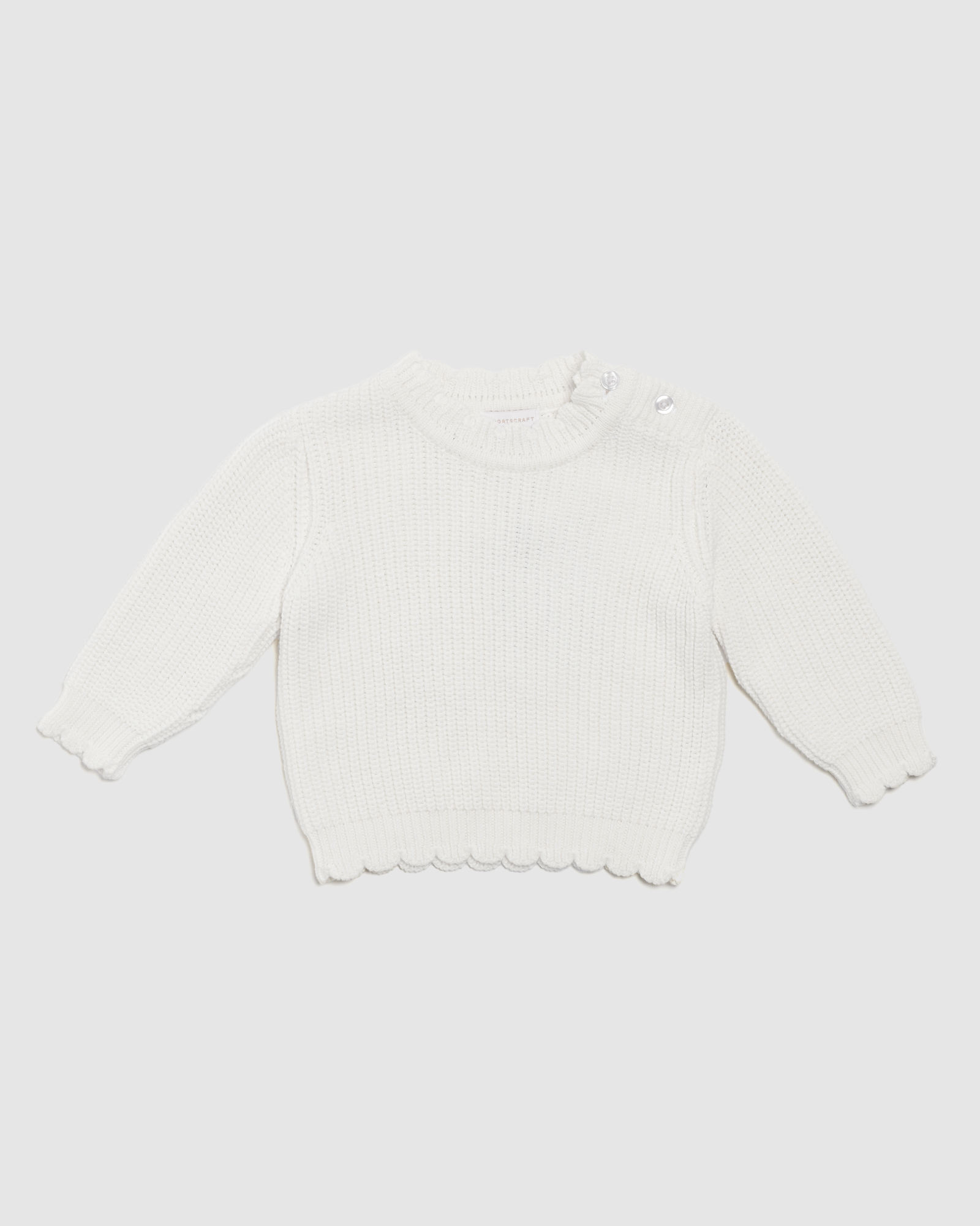 Sally Scallop Cotton Knit