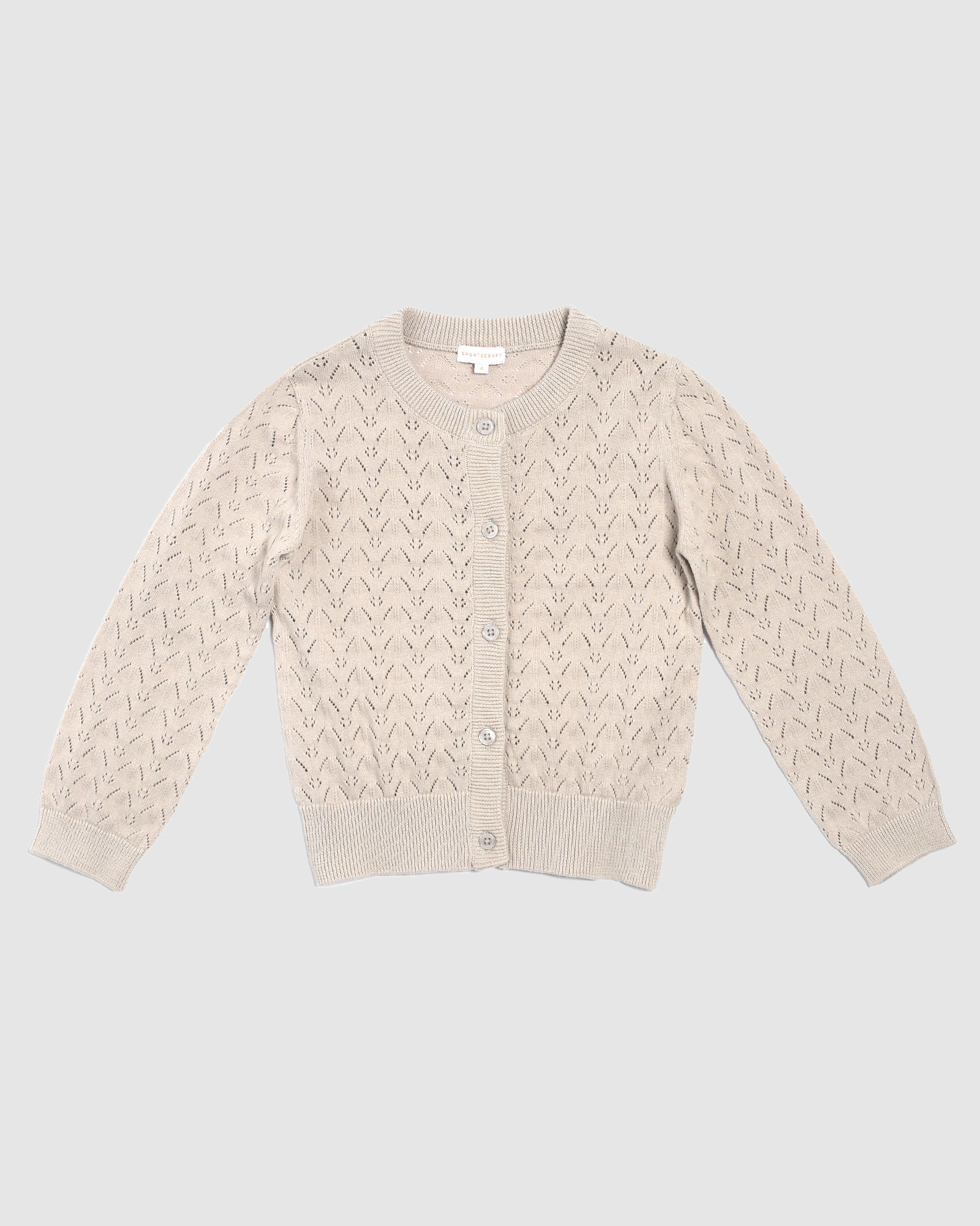 Prue Pointelle Knit Cardi