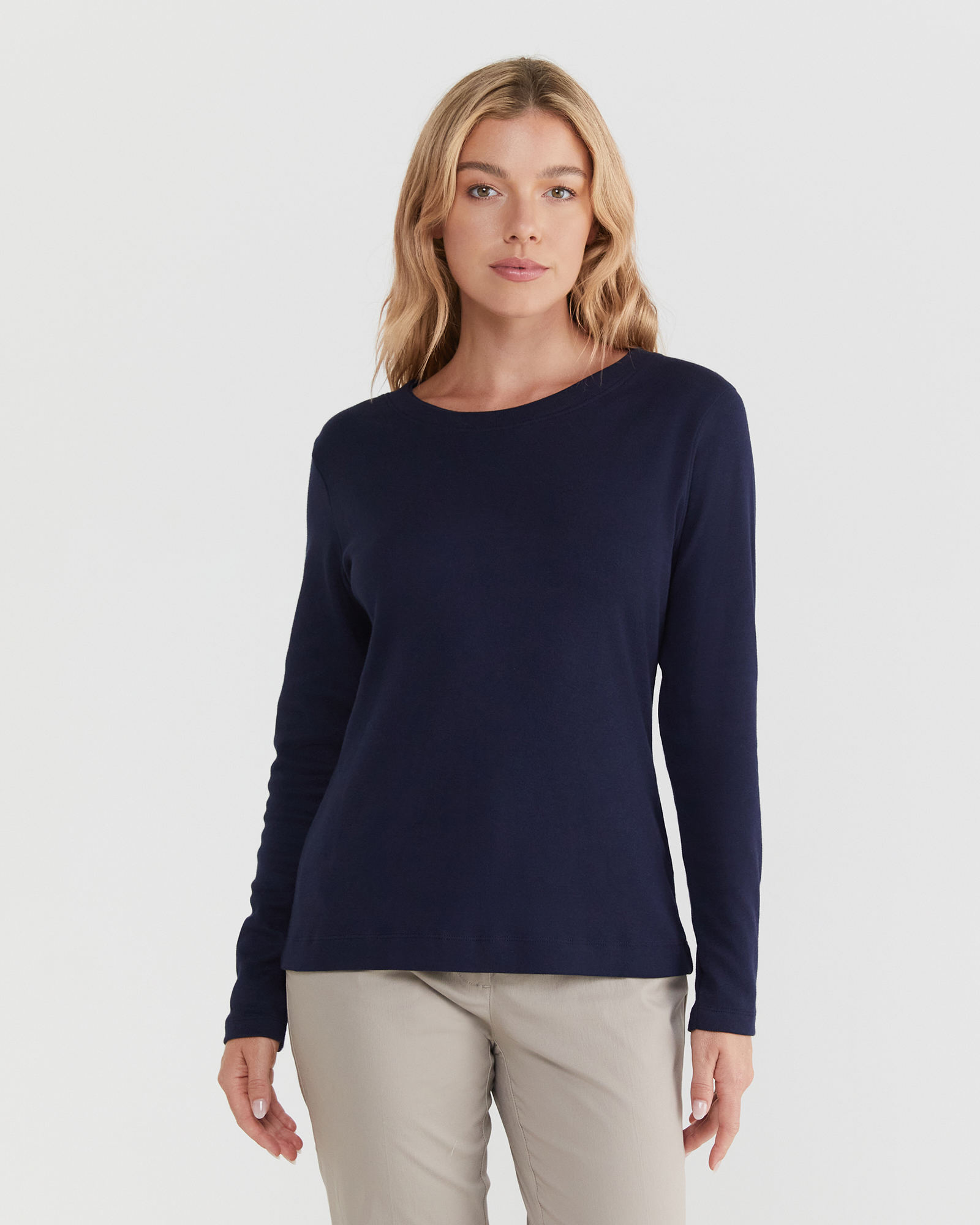Heidi Long Sleeve Rib Tee