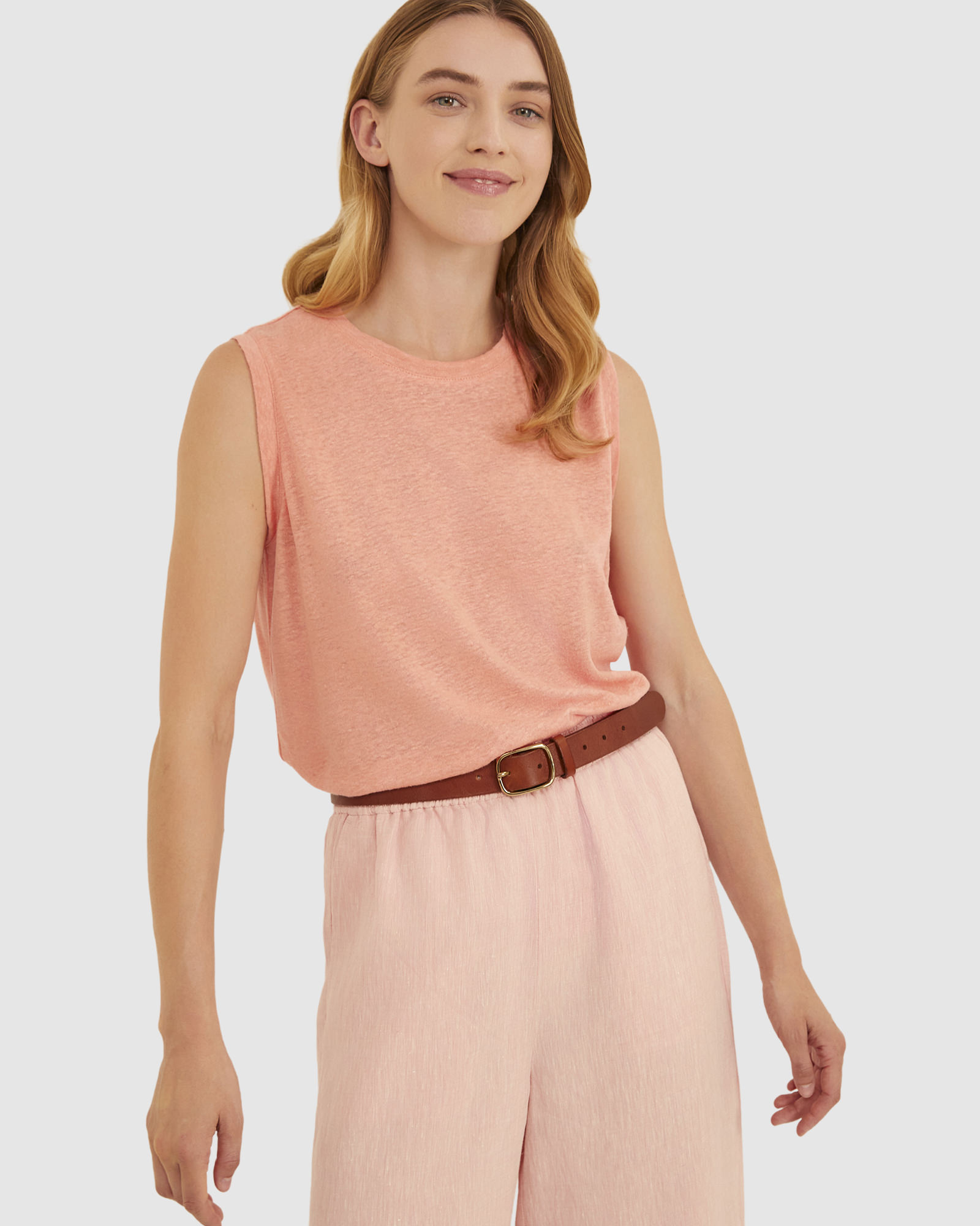 Tonia Linen Tank