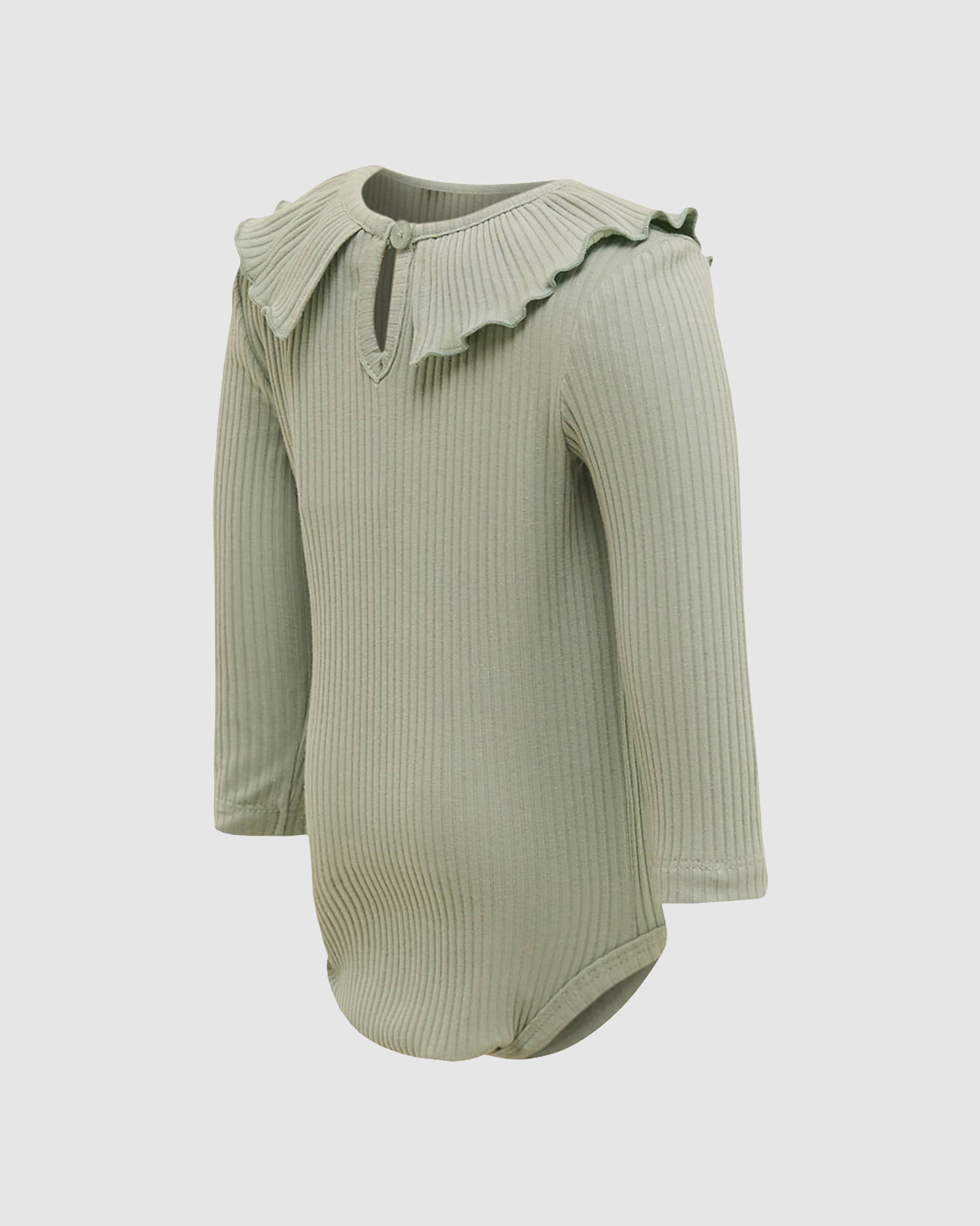 Ruby Rib Frill Baby Bodysuit