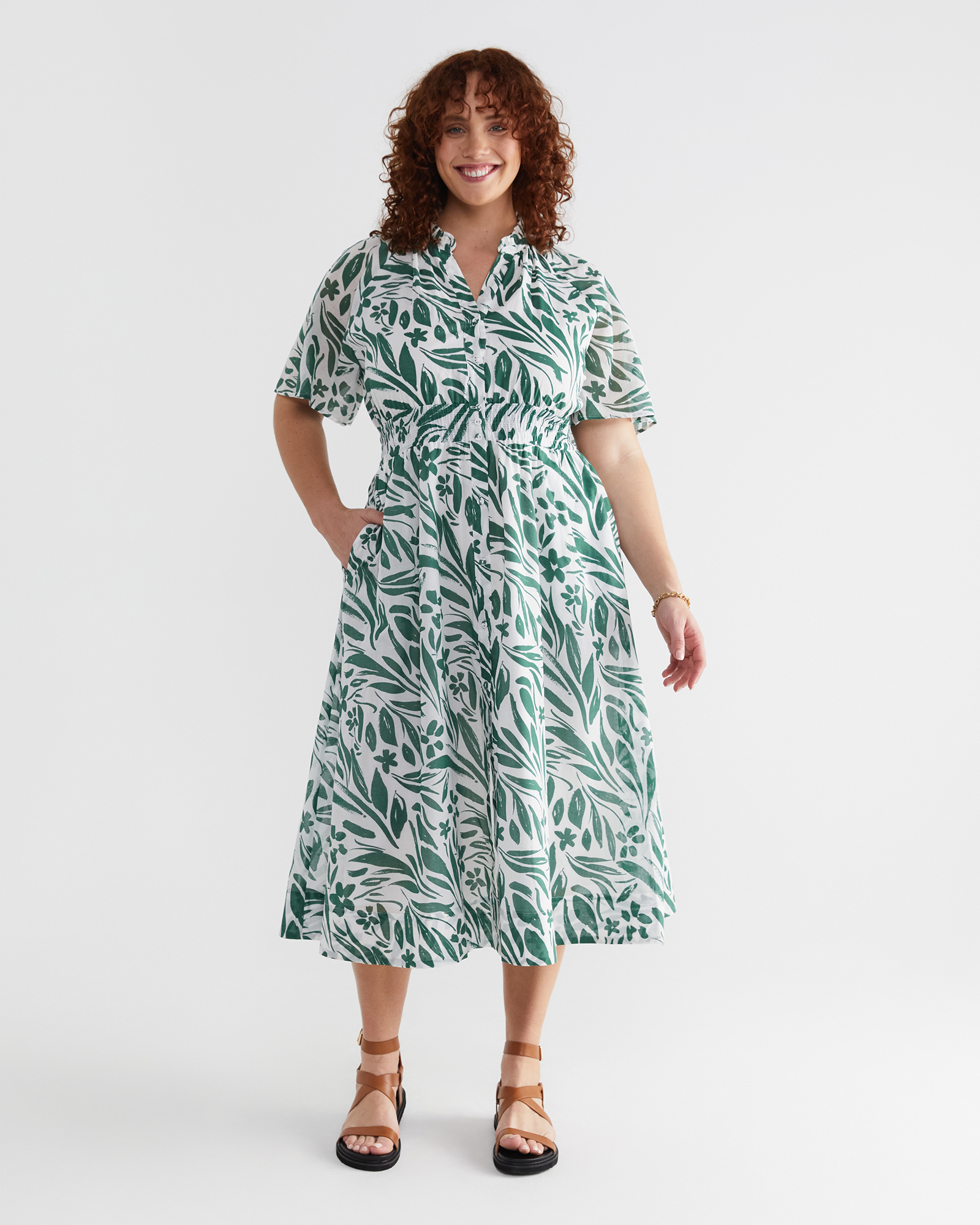 Farrah Cotton Voile Dress