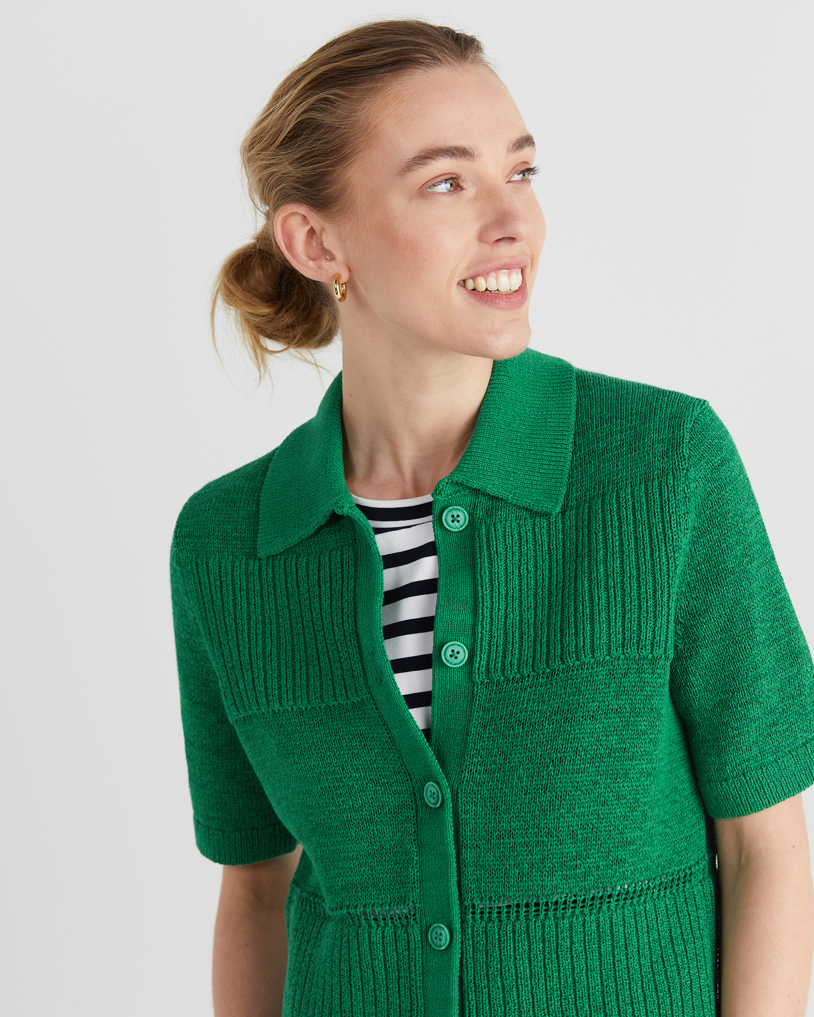 Josie Tape Yarn Knit Shirt