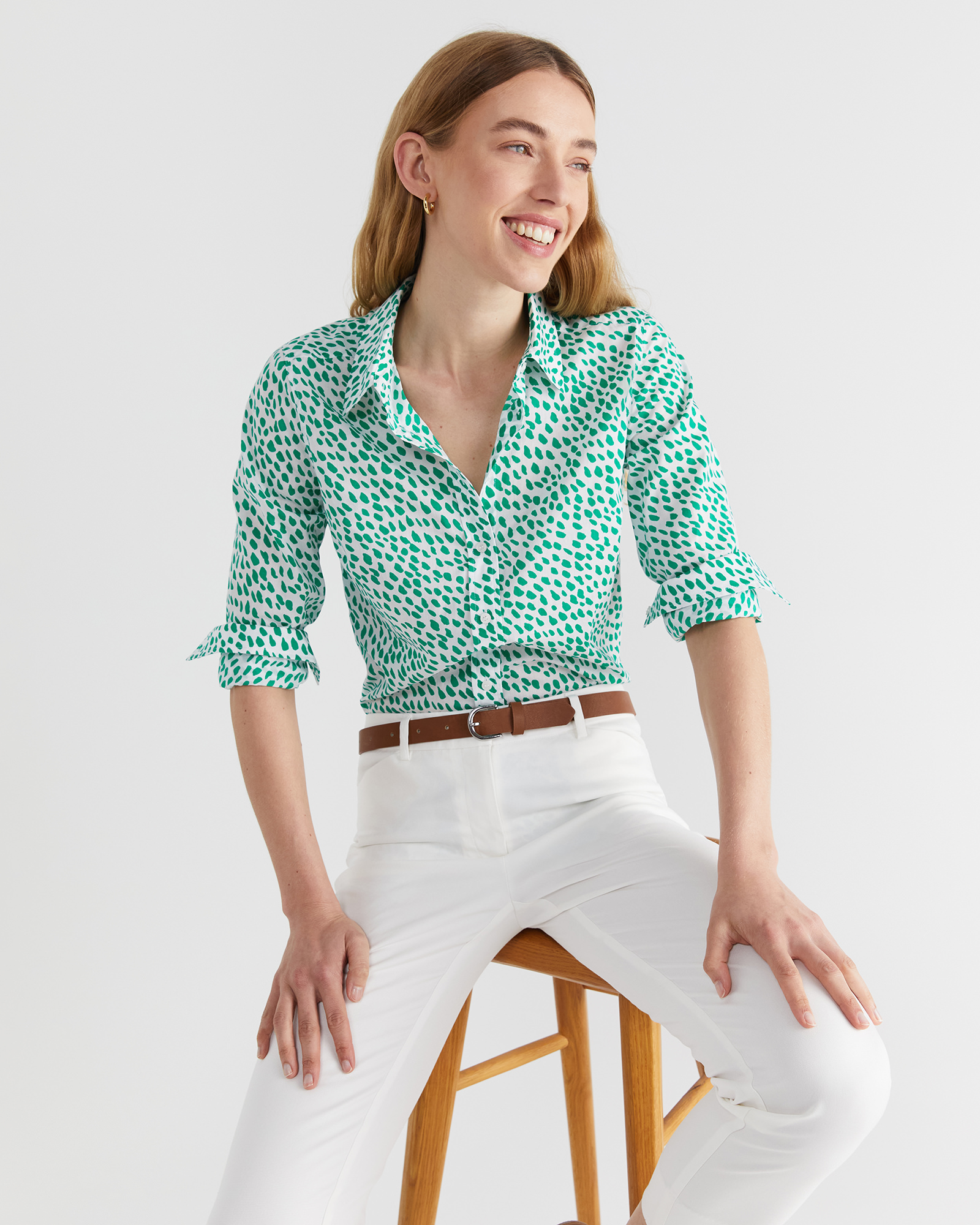 Dashed Lily Voile Shirt
