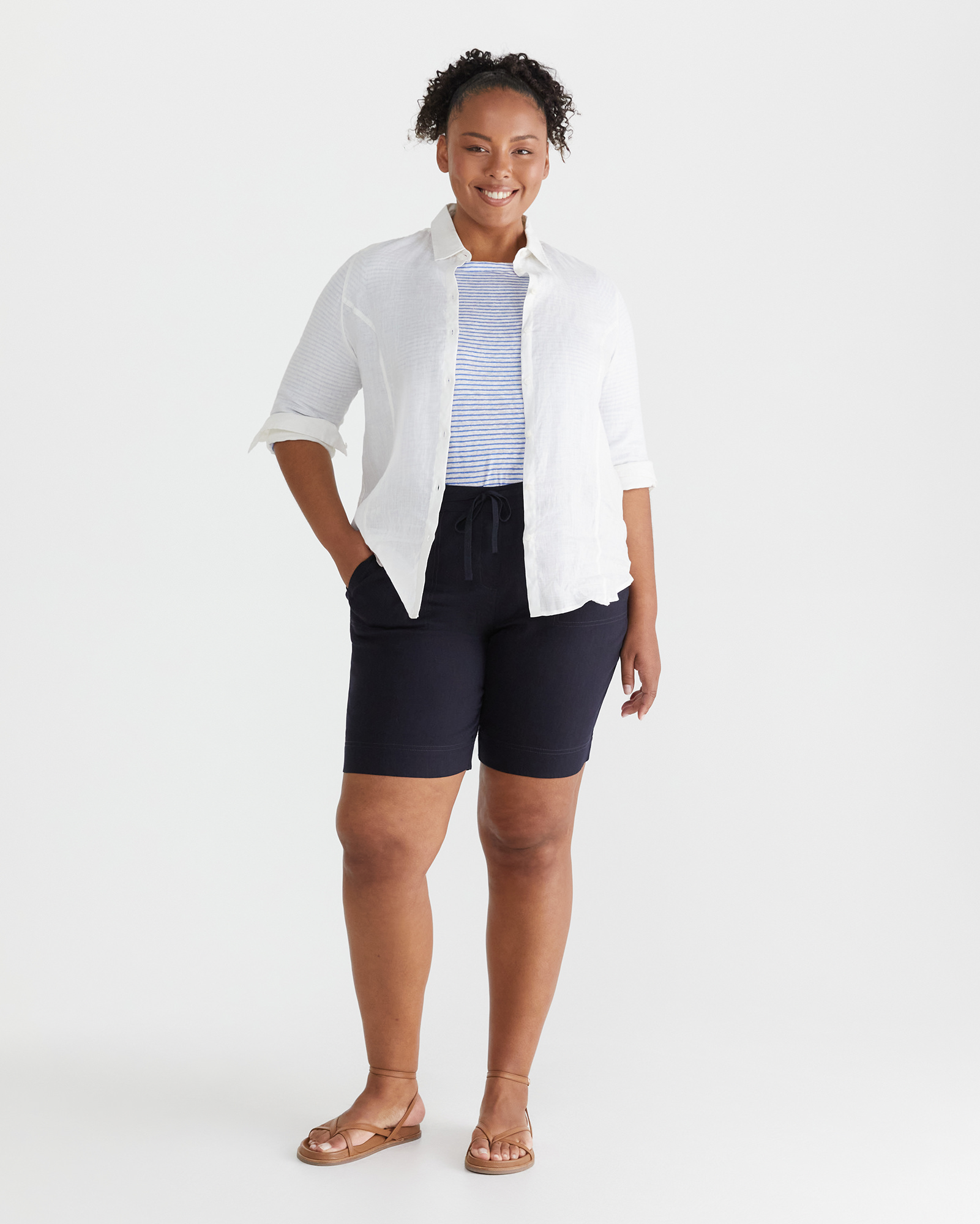 Rosa Linen Short