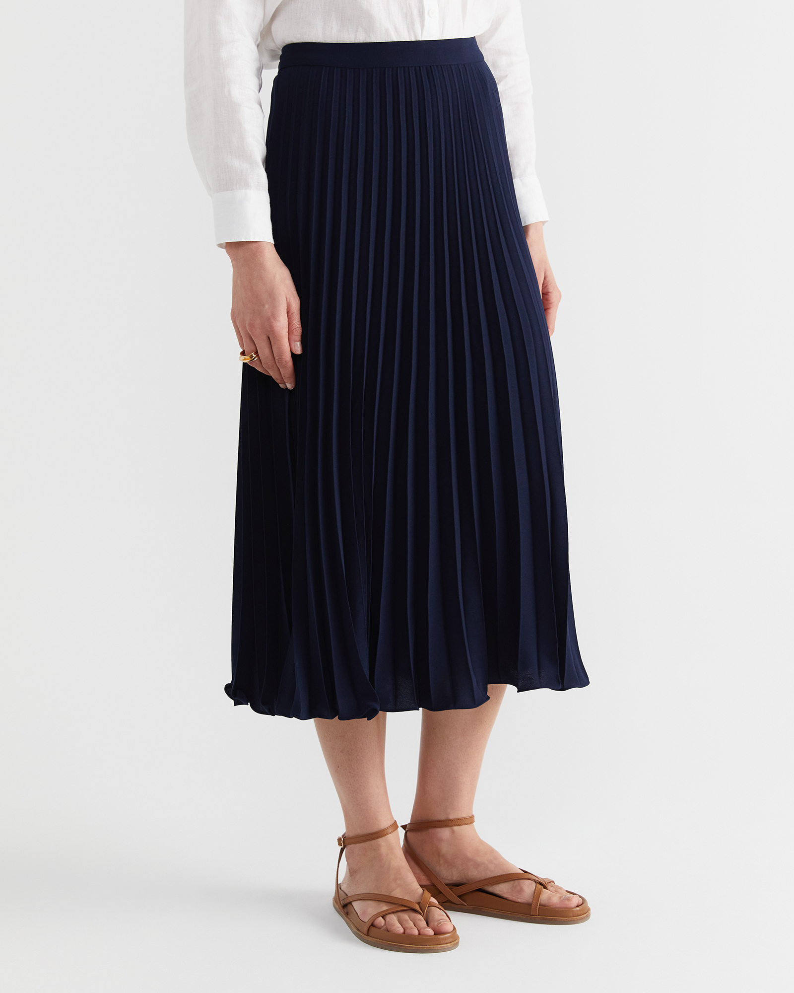 Andrea Pleat Skirt
