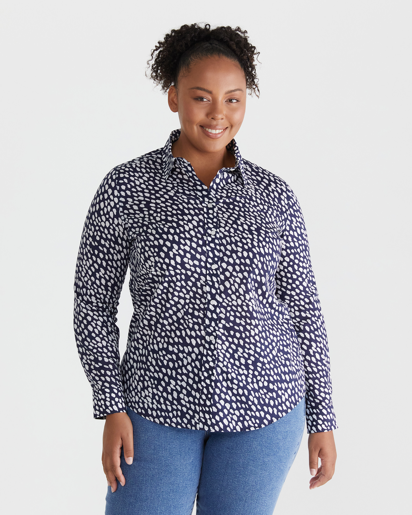 Dashed Lily Voile Shirt