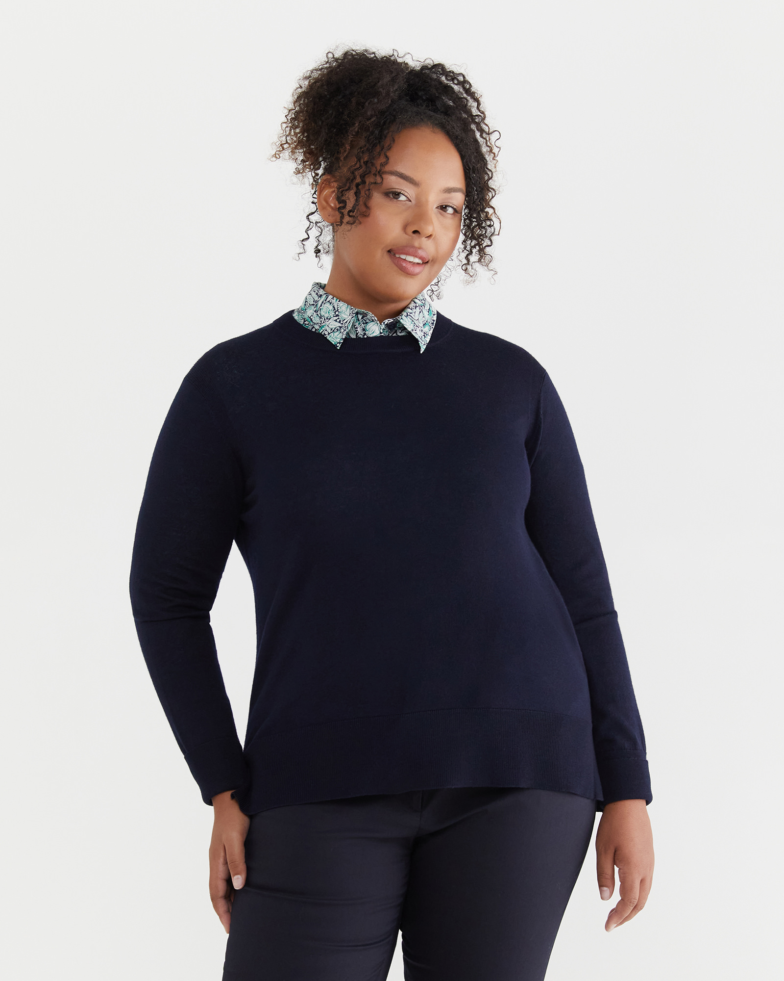 Merino Wool Long Sleeve Knit