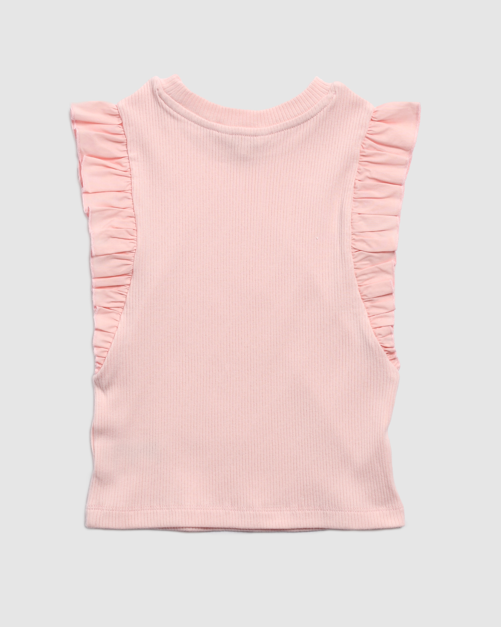 Ruby Rib Frill Tee