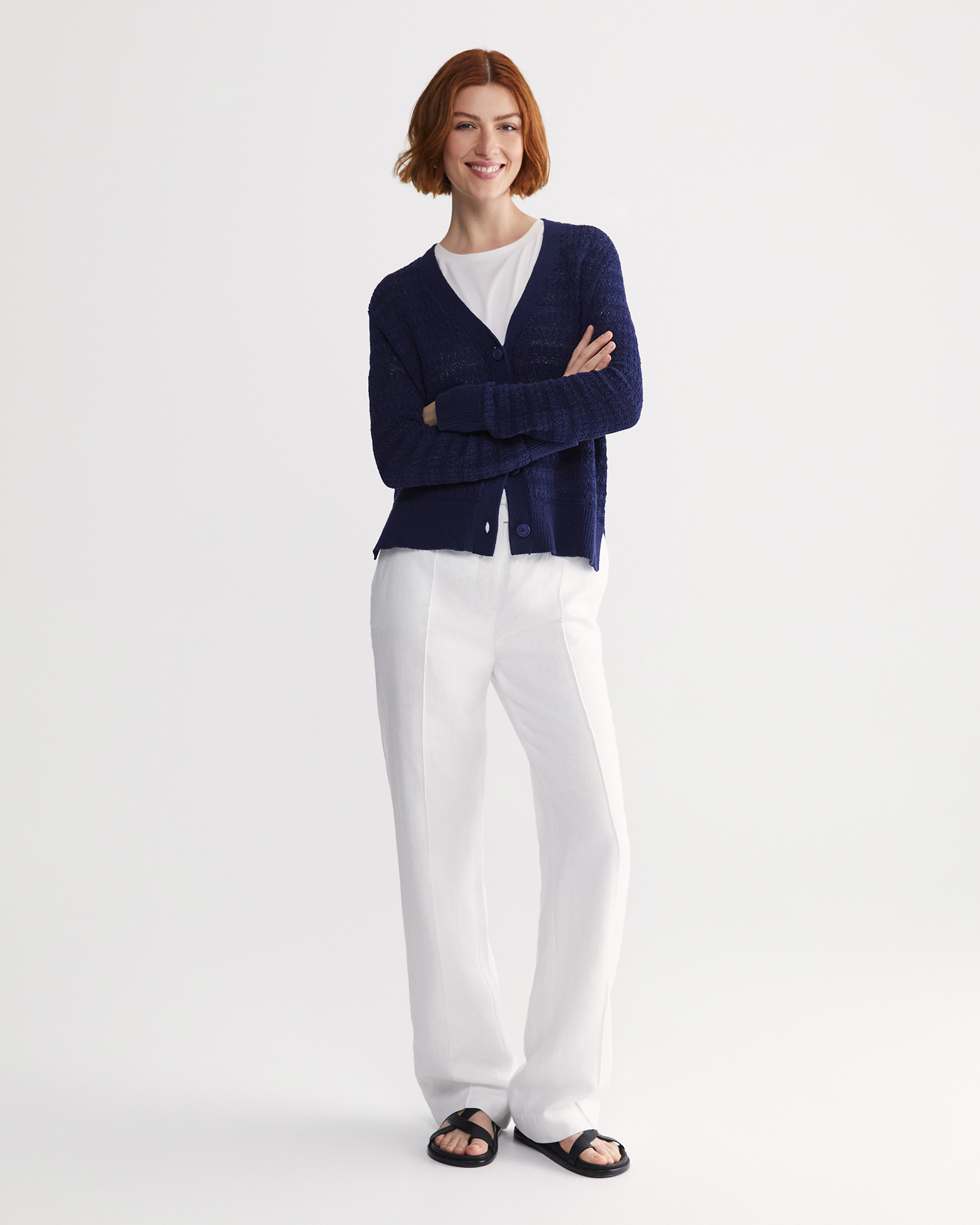 Josie Tape Yarn Cardigan