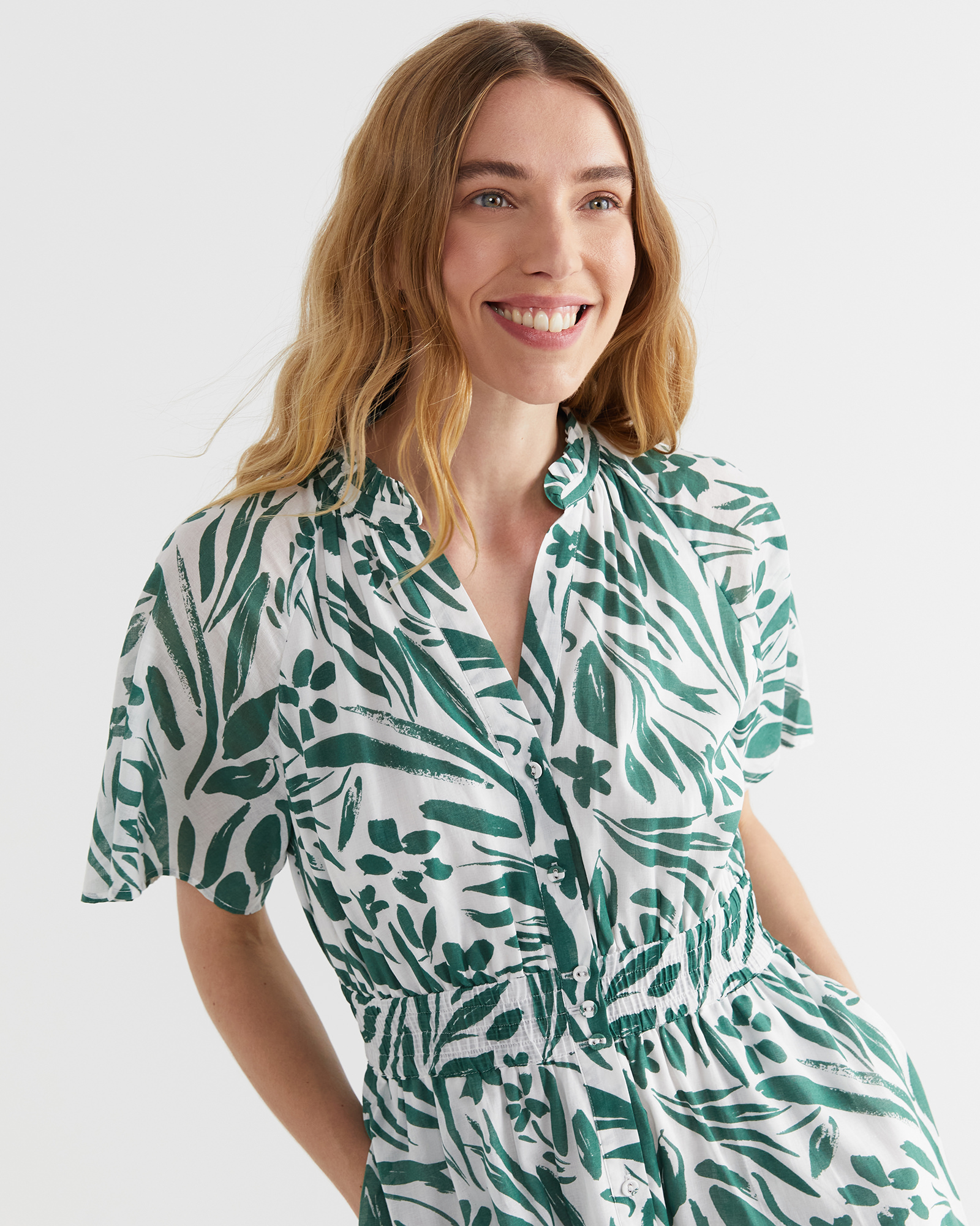 Farrah Cotton Voile Dress