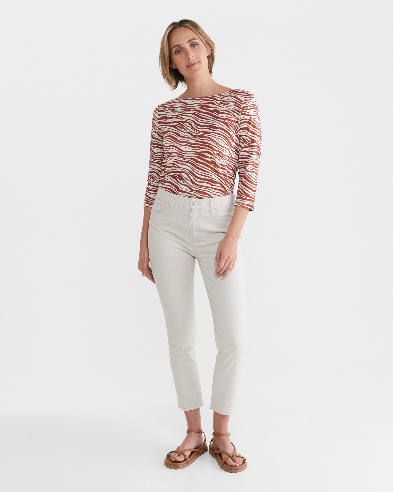 Cecile Linen Top