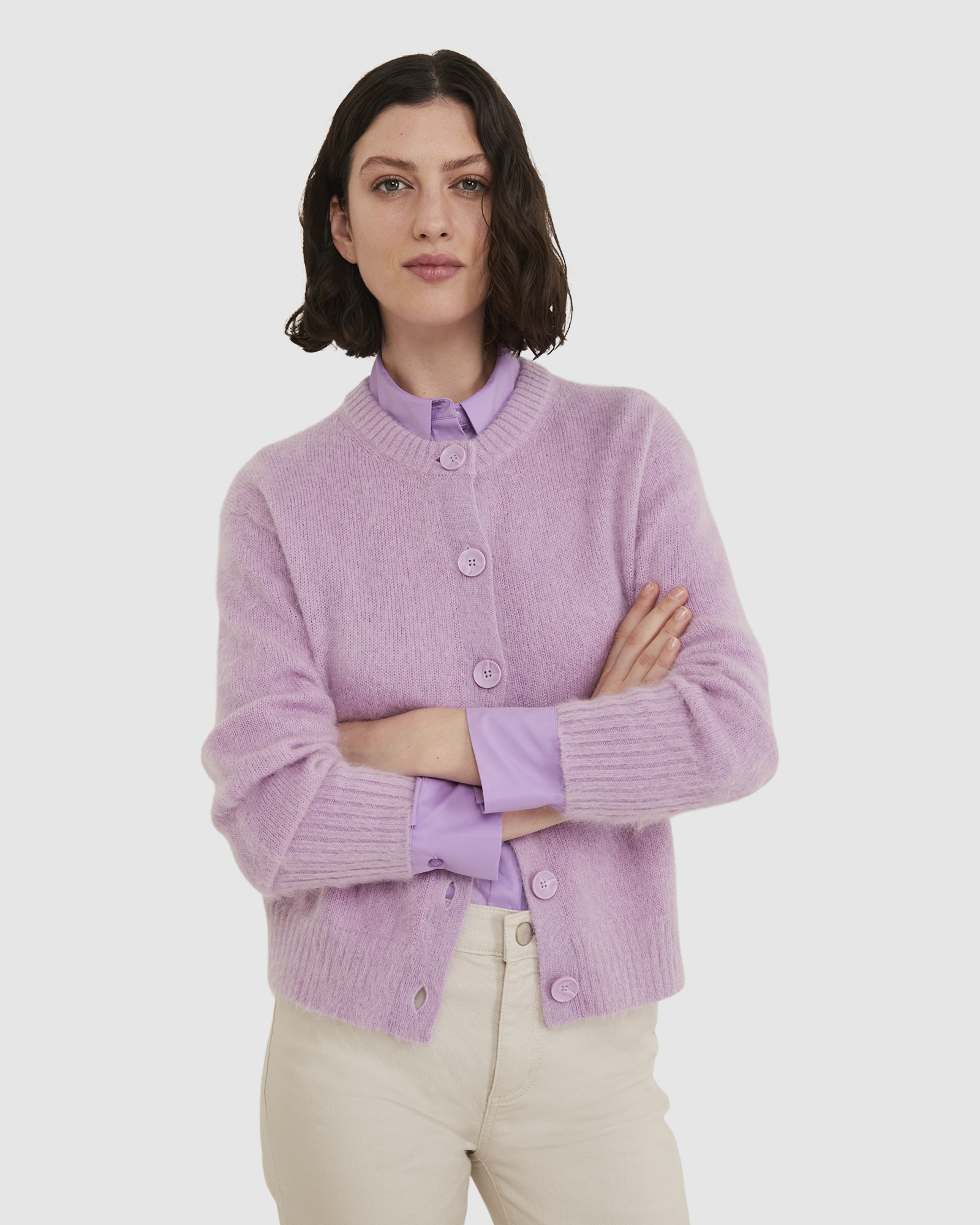 Tatiana Mohair Relaxed Cardigan