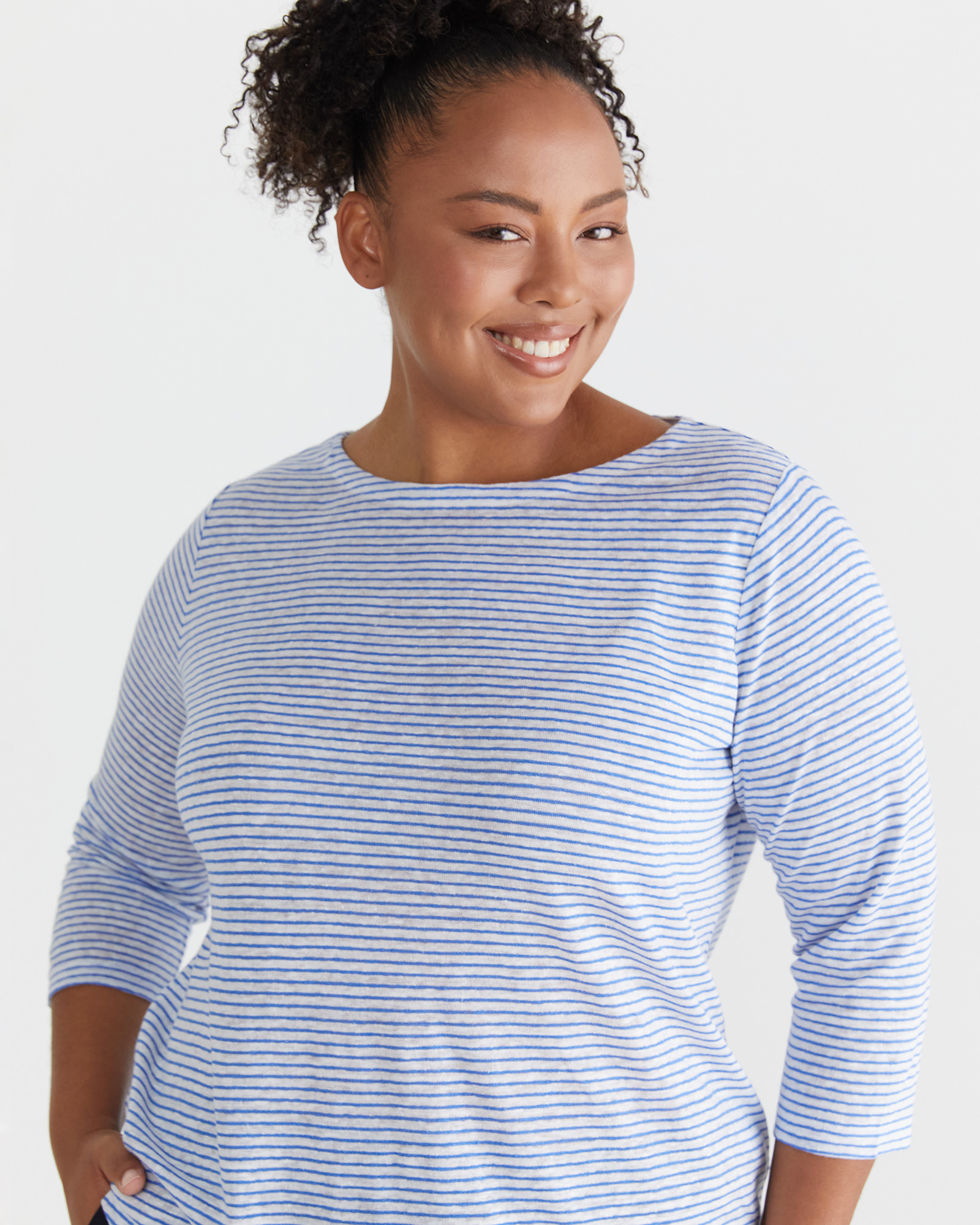 Cecile Linen Top