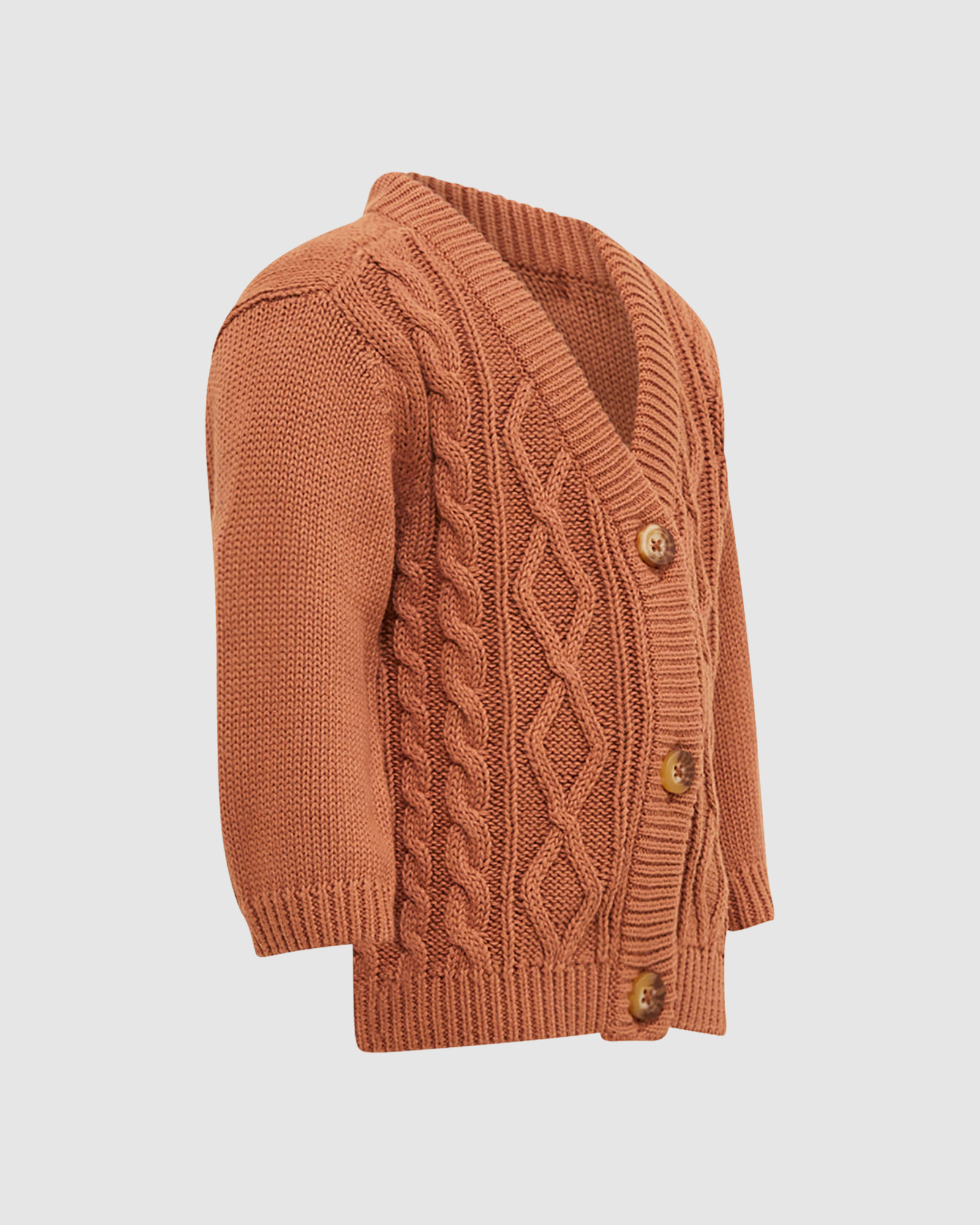 Charlie Cotton Cable Baby Cardigan