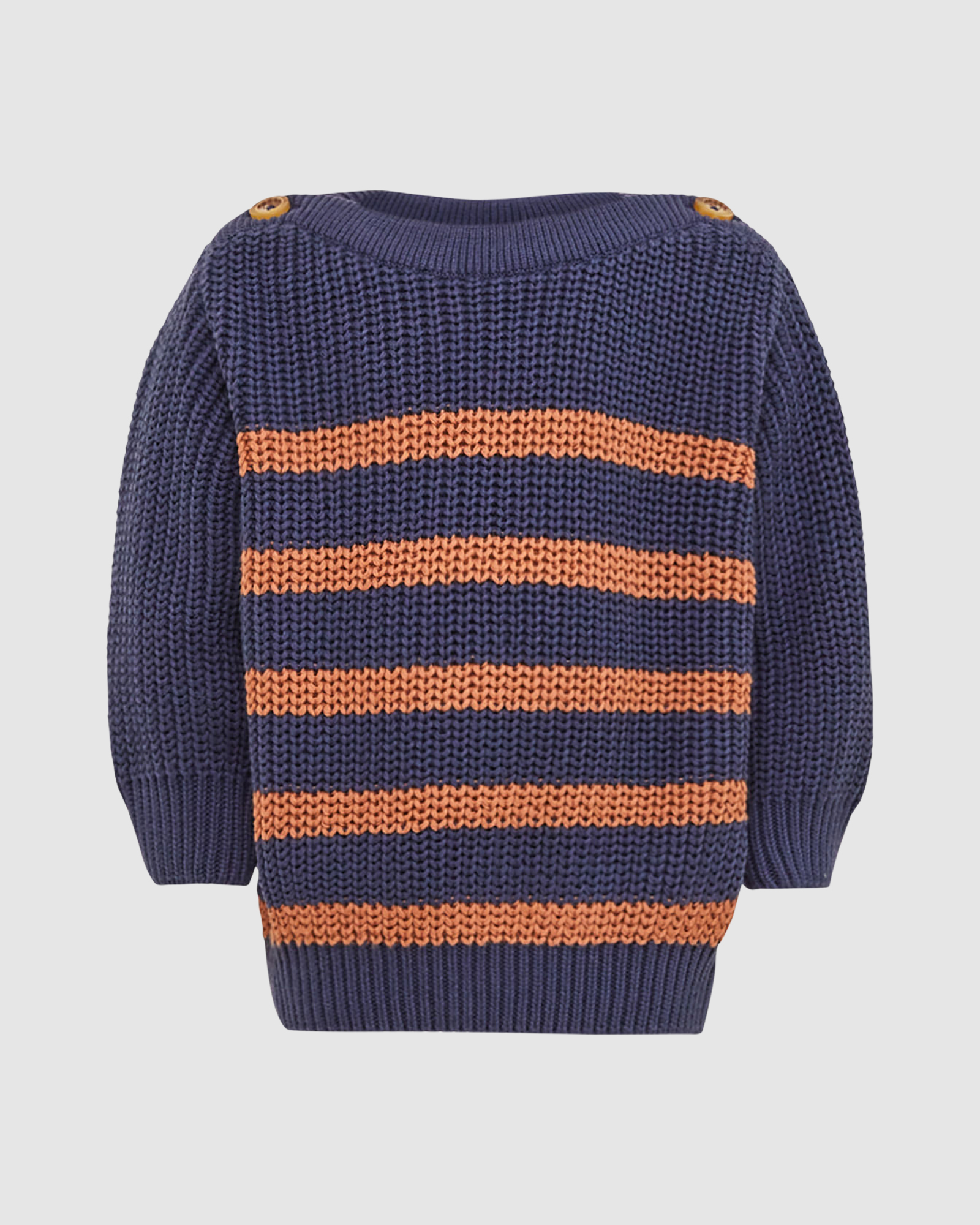 Charlie Cotton Stripe Baby Jumper