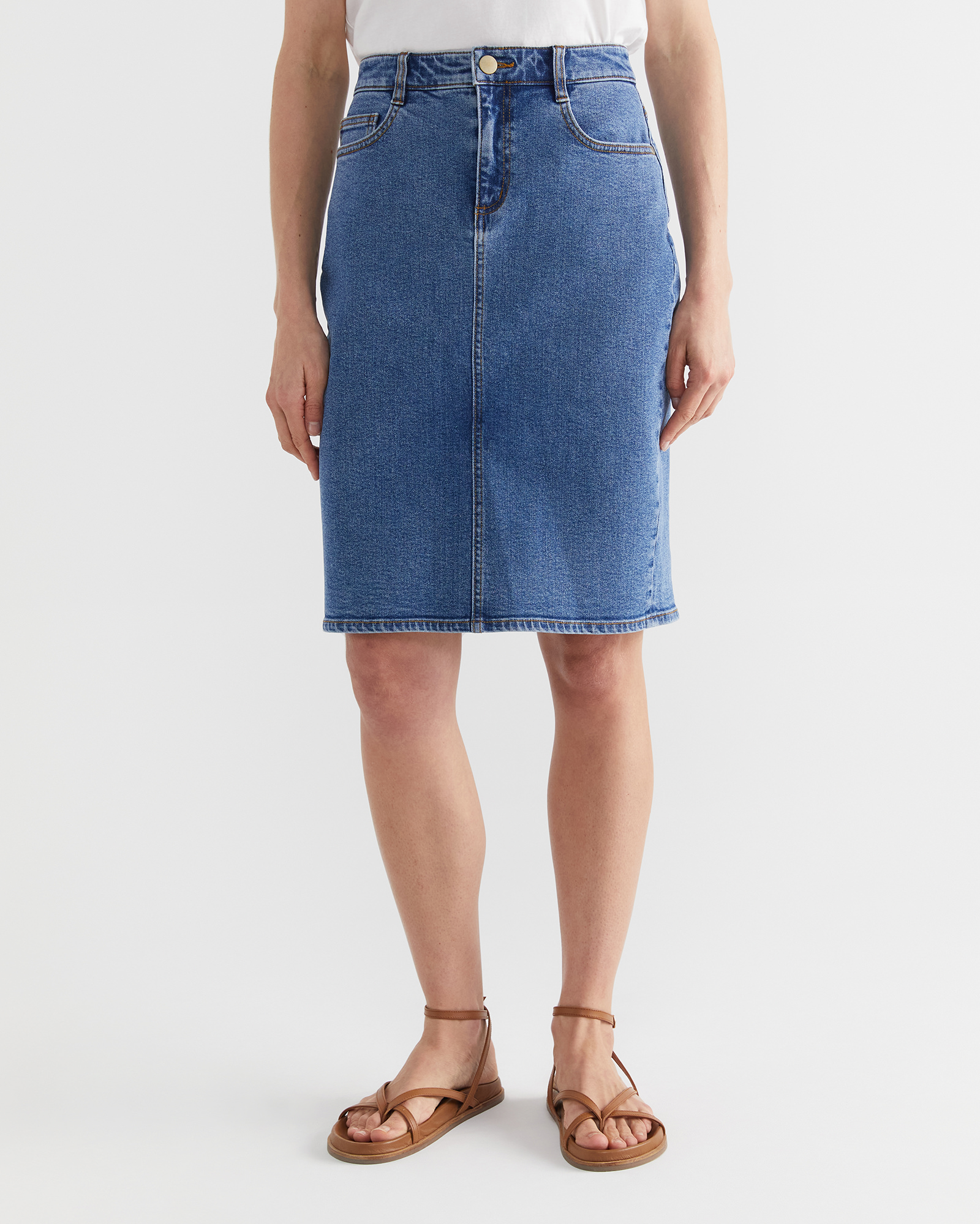 Brodie Denim Skirt