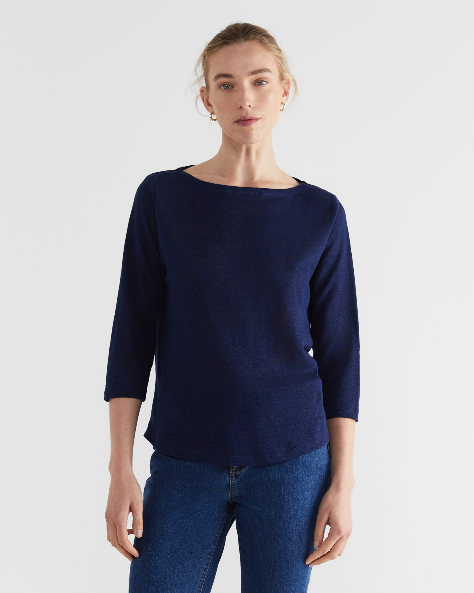 Cecile Linen Top