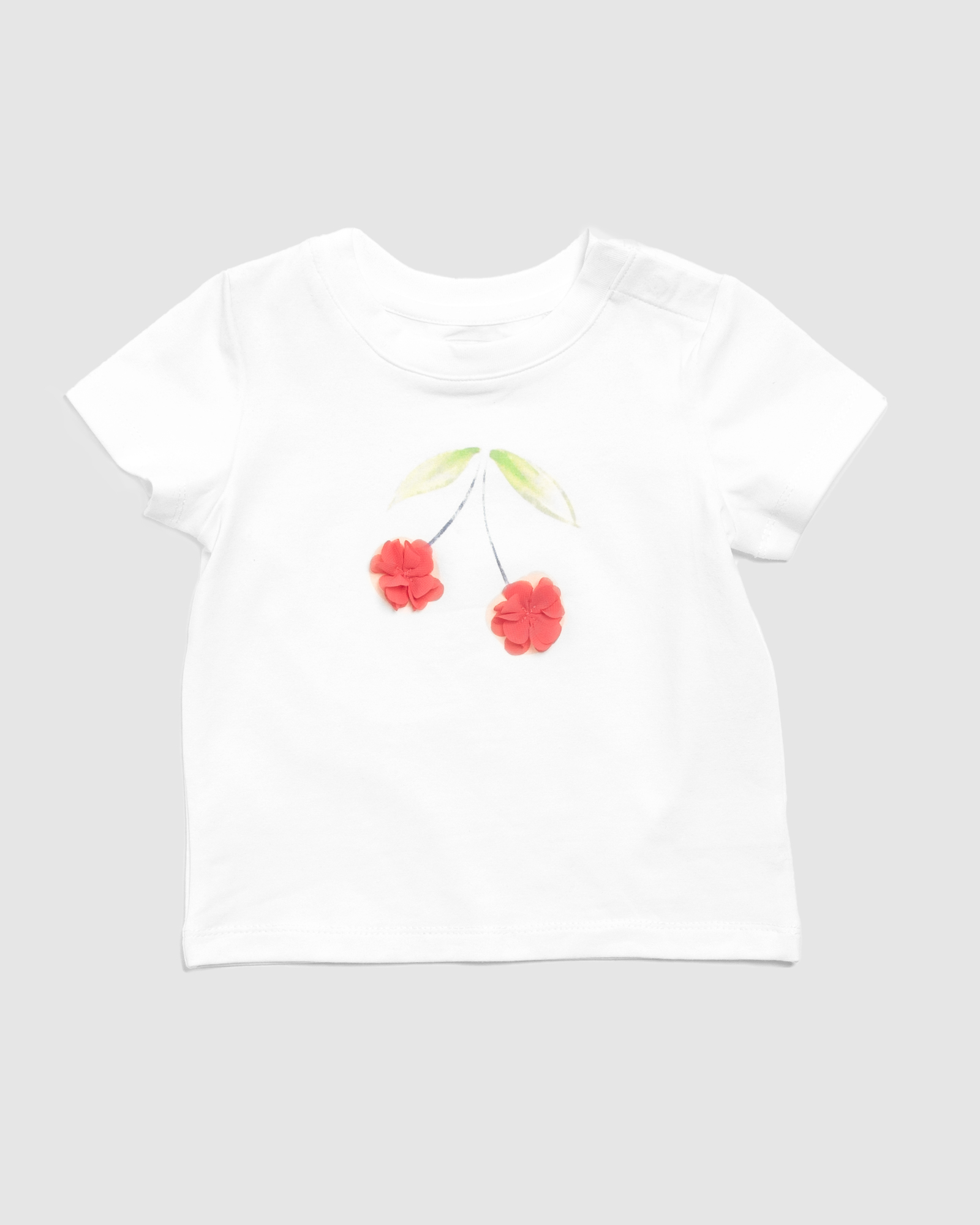 Lucy Floral Applique Baby Tee