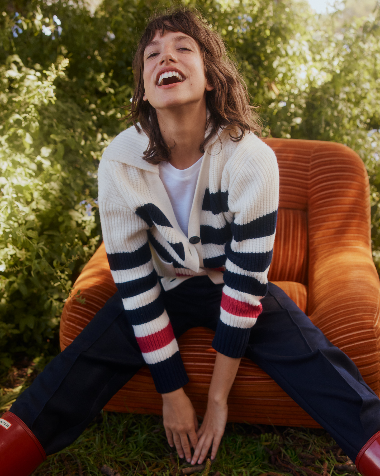 Sunshine Striped Cardigan