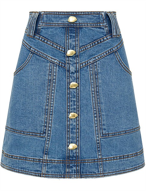 BELMOND DENIM MINI SKIRT