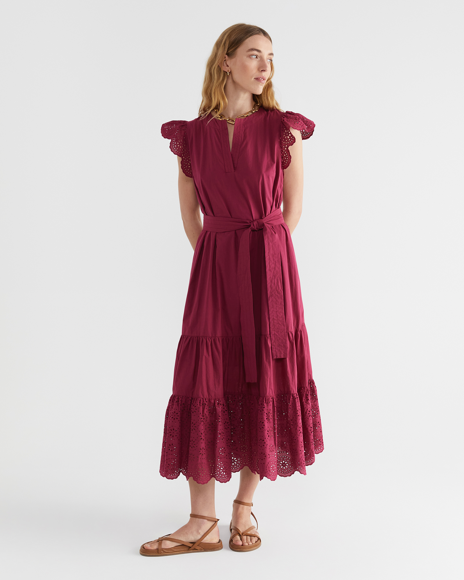 Sorrento Broderie Dress