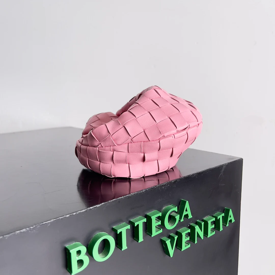 Сумочка BV Jodie, мини, персиково-розовая.