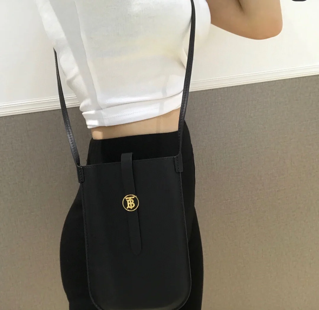 Burberry - Сумка для телефона - Сумка через плечо - Черная