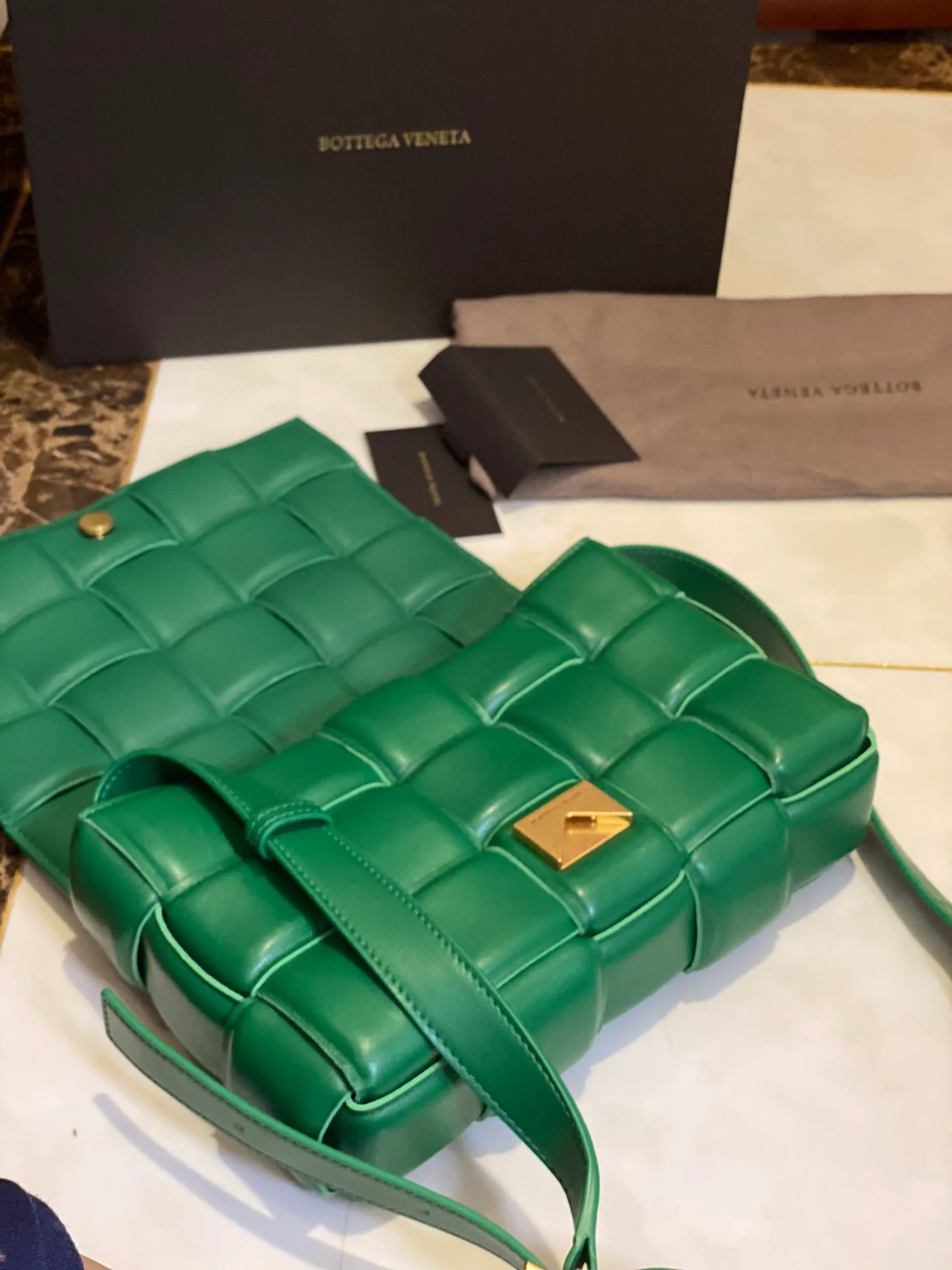 Поясная сумка BV из плетеной ткани, овечья кожа, 17 см 5х9 см 5 см